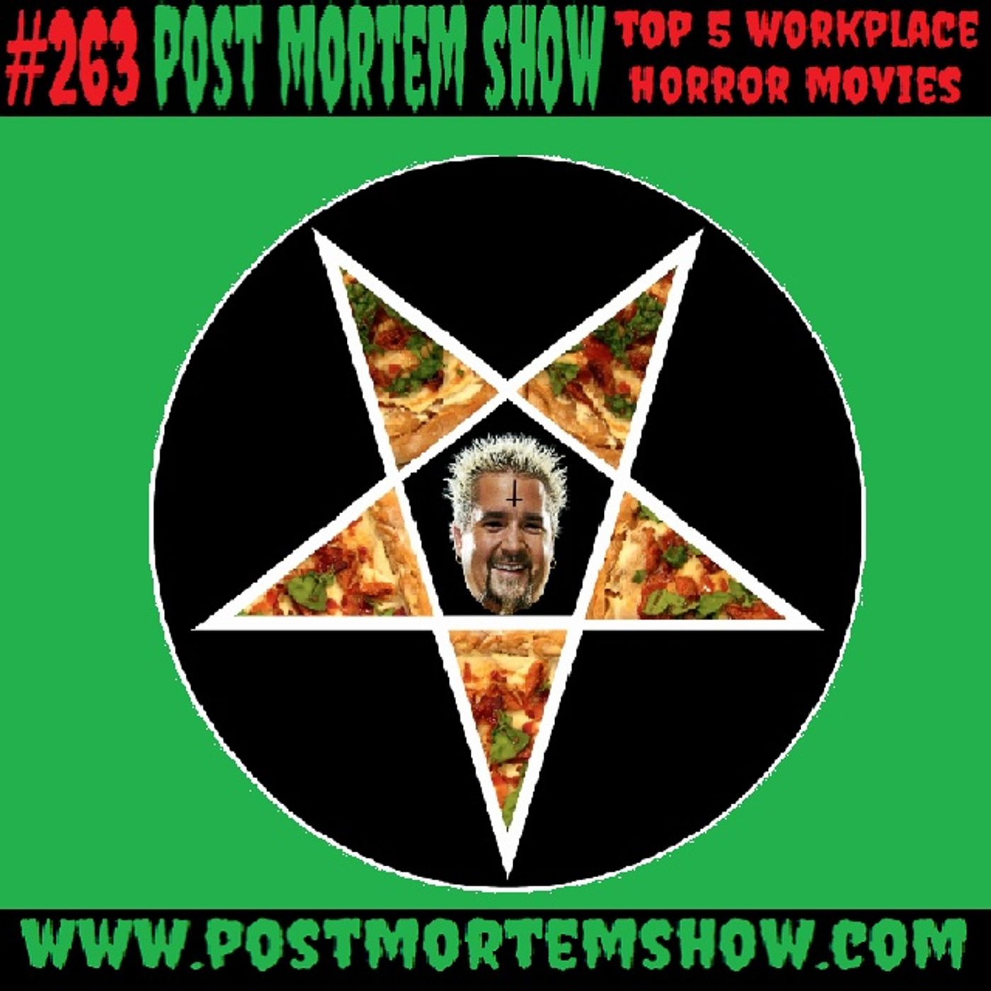 e263 - The Guy Fieri of the Occult (Top 5 Workplace Horror Movies) episode artwork