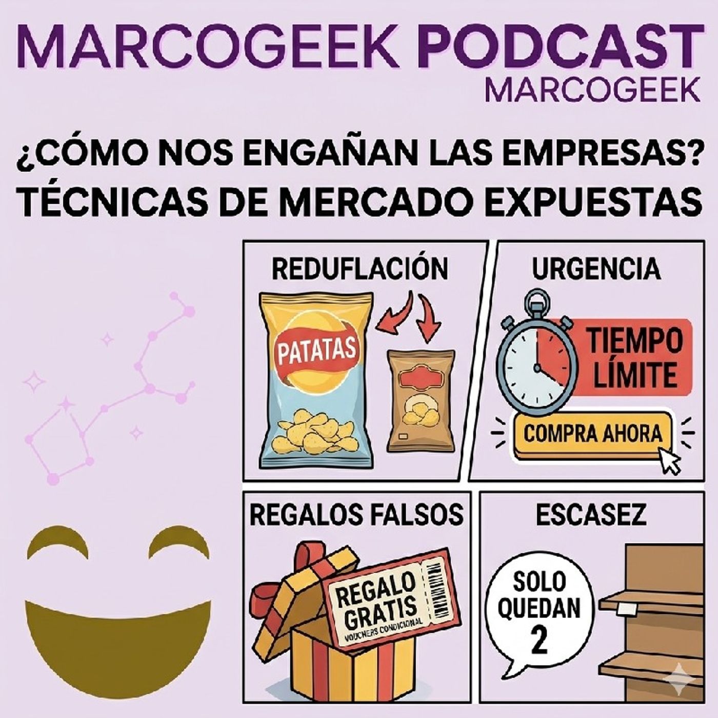 Las TRAMPAS de las empresas para que compres (Reduflación, Falsa Urgencia y Trucos del Súper) episode artwork