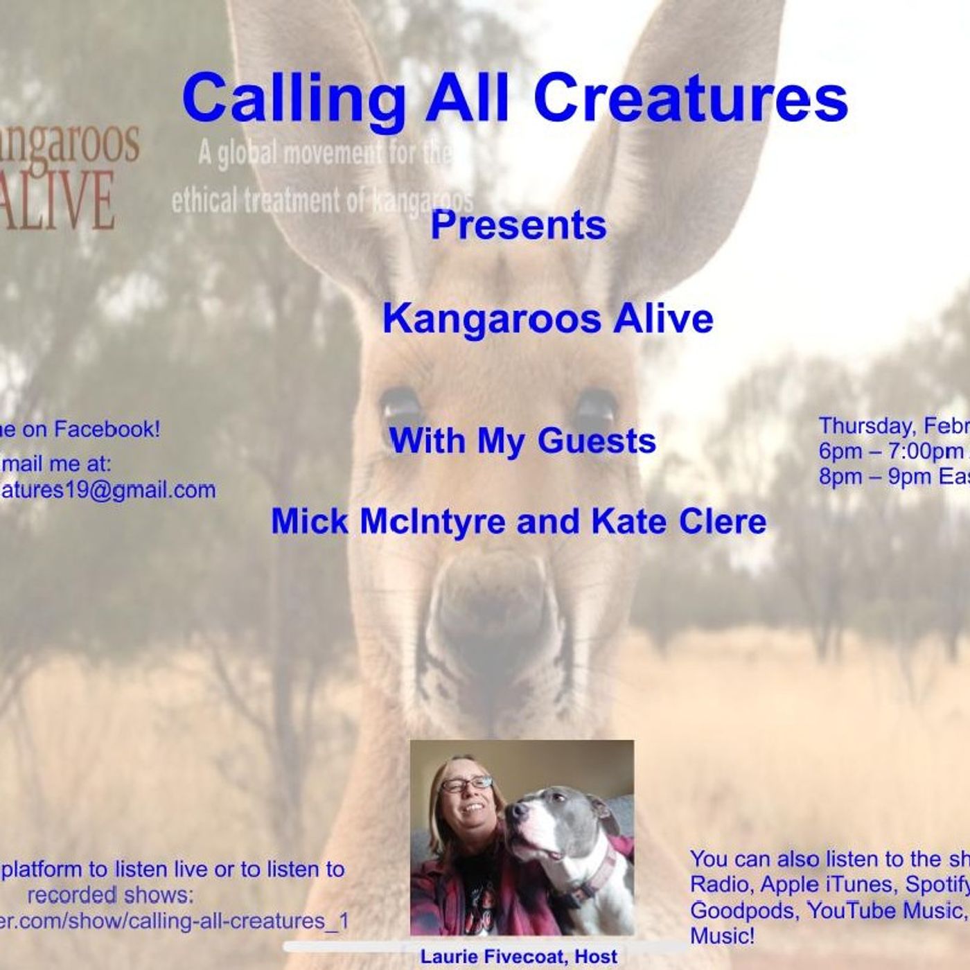 Calling All Creatures Presents Kangaroos Alive