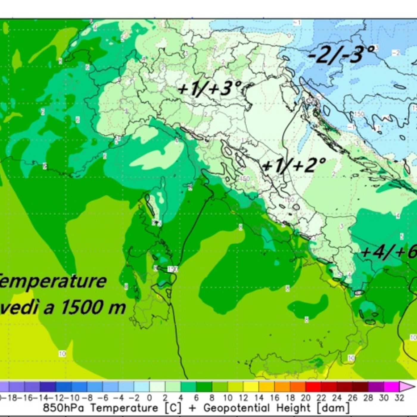 Previsioni meteo 30/09-02/10: irruzione fredda orientale, temperature sotto la norma