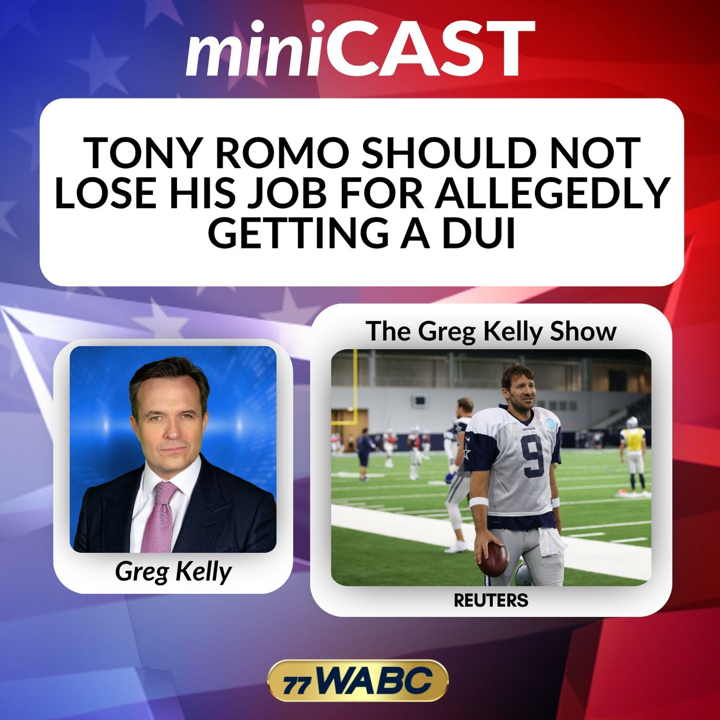 Tony Romo Should Not Lose his Job for Allegedly Getting a DUI
