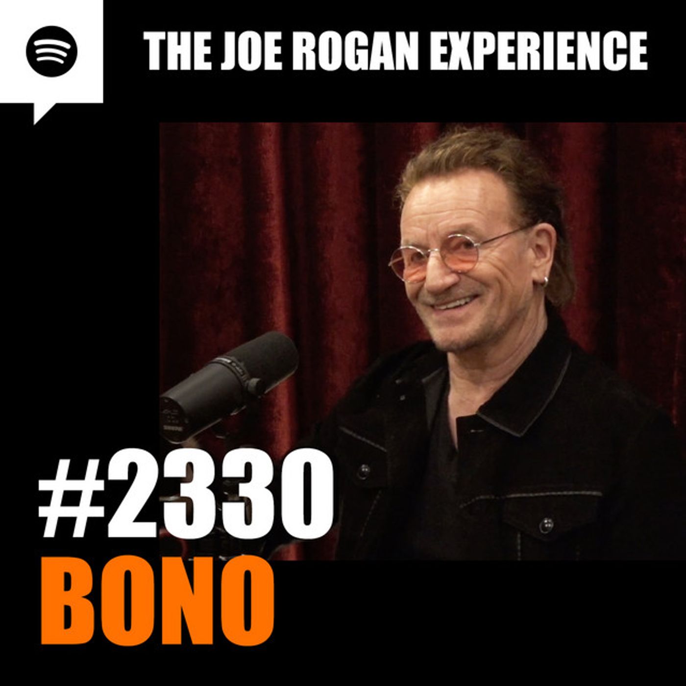 Joe Rogan Experience #2330 - Bono episode artwork