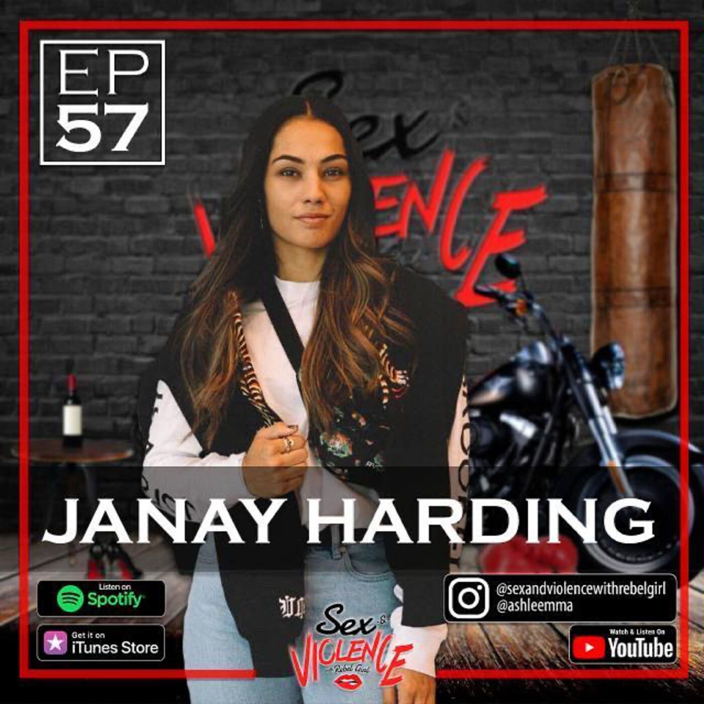 Ep.57 Janay Harding – Sex And Violence With Rebel Girl – Podcast
