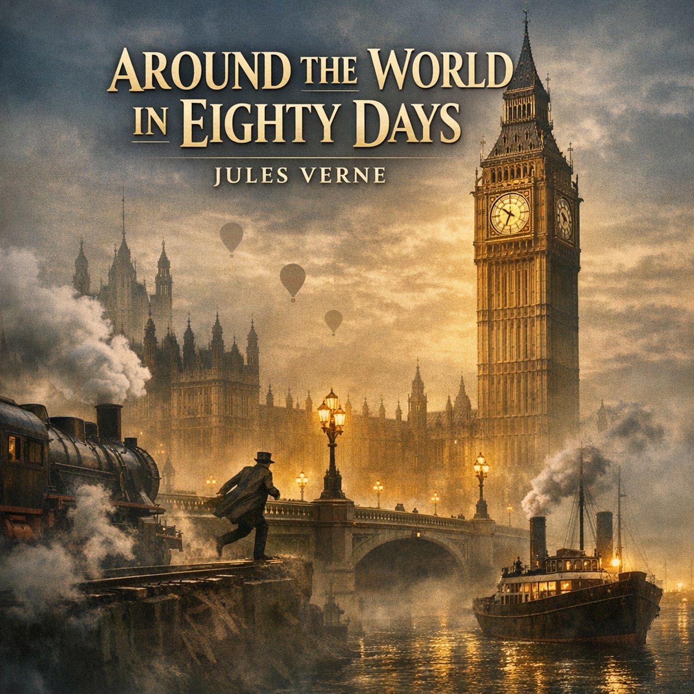 🟡 Around the World in Eighty Days (Alternative Reading) (Full Audiobook) | Jules Verne episode artwork