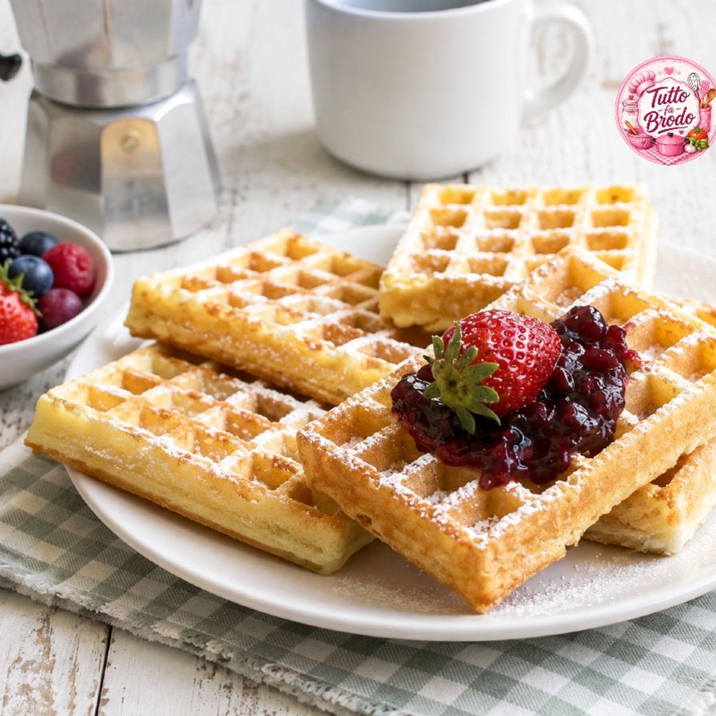 Waffle fatti in casa: morbidi dentro e dorati fuori episode artwork