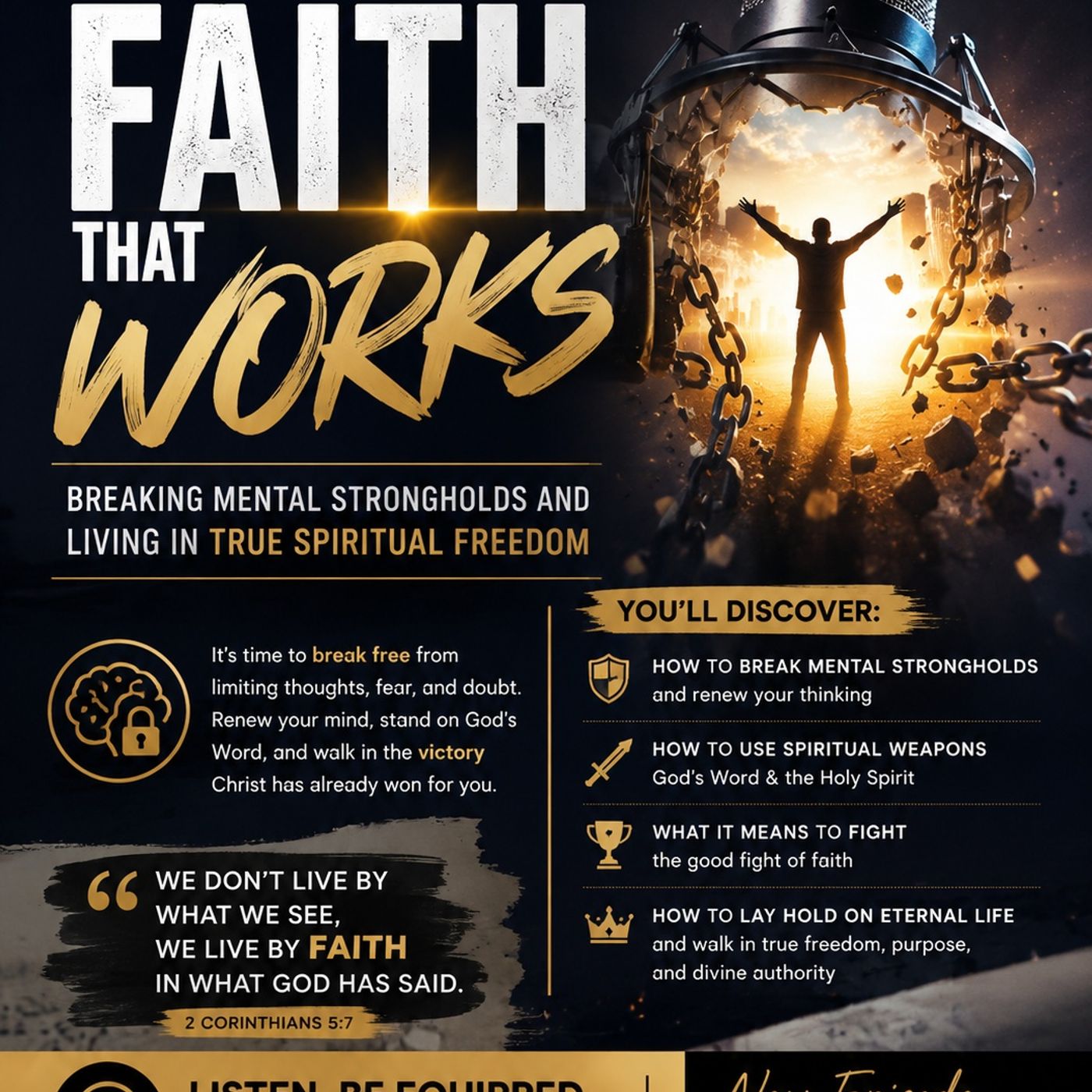 Faith That Works: Breaking Mental Strongholds and Living in True Spiritual Freedom episode artwork