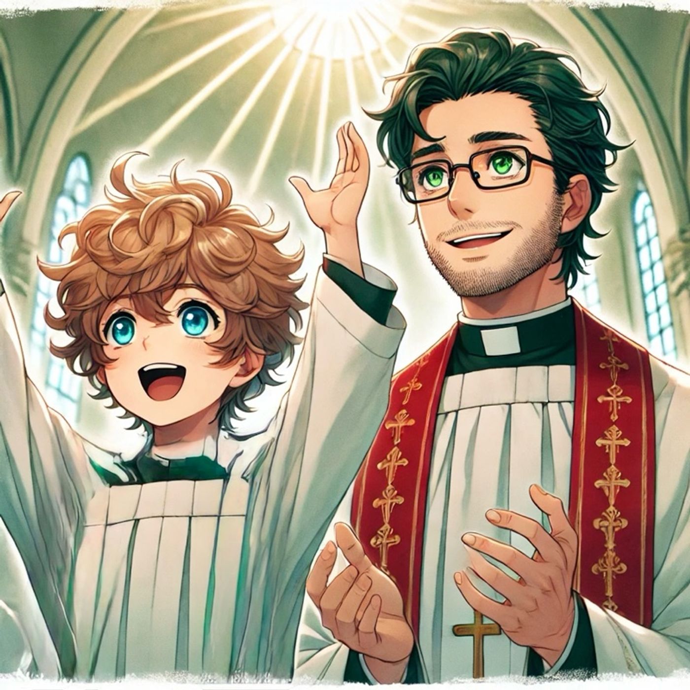 Monsi y el Padre Carlitos explican a los niños la oración del Gloria #𓅃peregrinus episode artwork