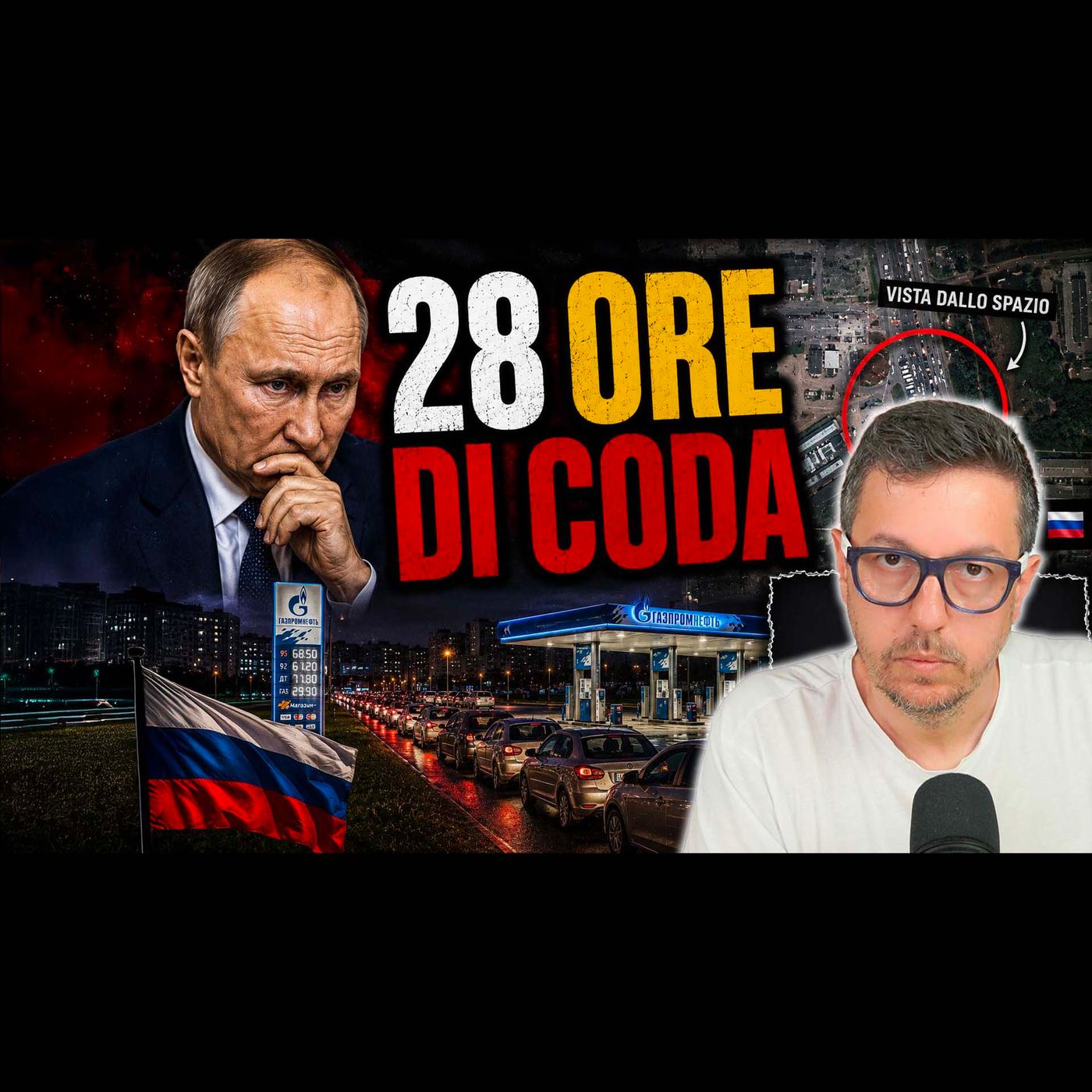 LE CODE PER LA BENZINA IN RUSSIA SI VEDONO… DALLO SPAZIO?