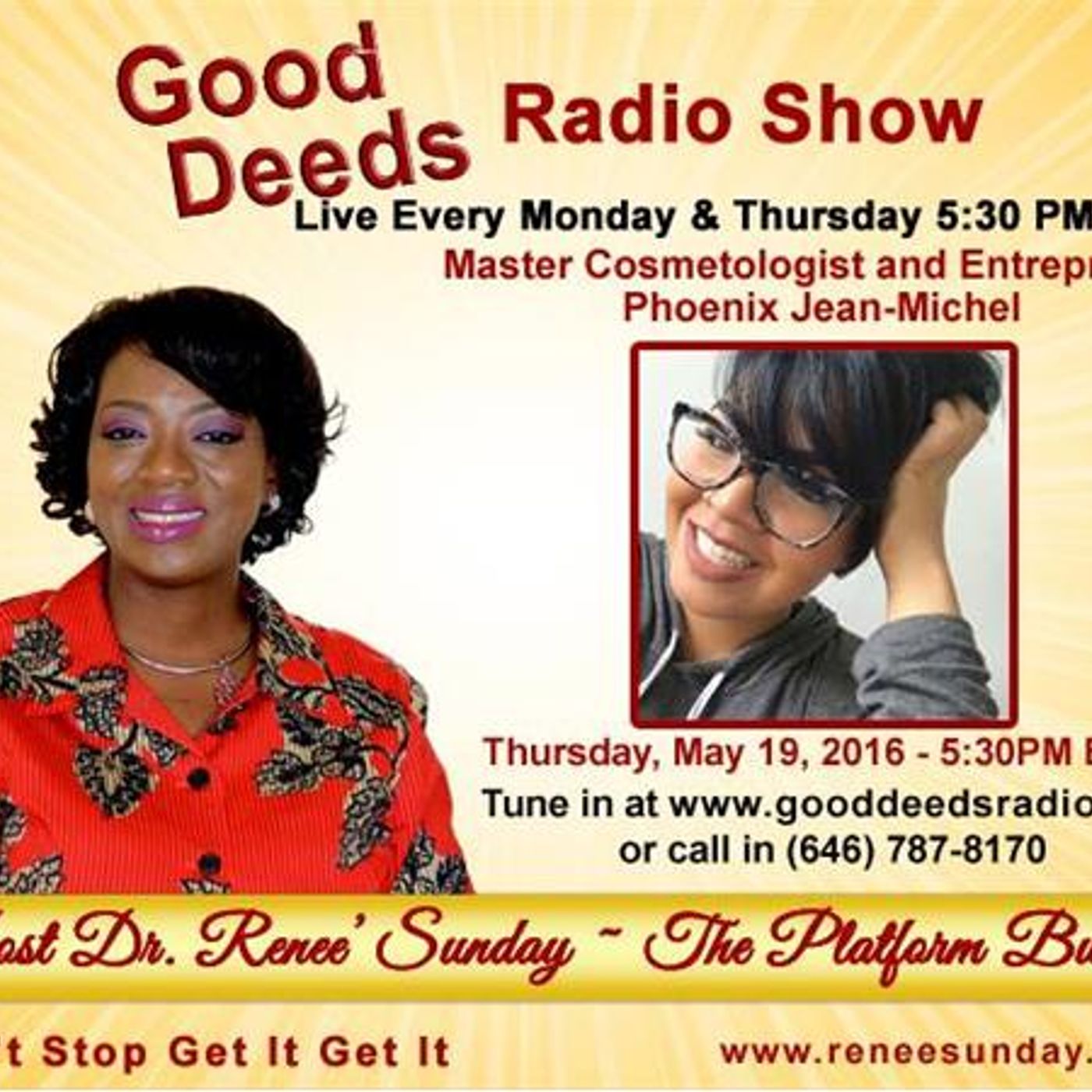 Can you be a Mother & an Entrepreneur? Phoenix Jean-Michel shares on GD episode artwork