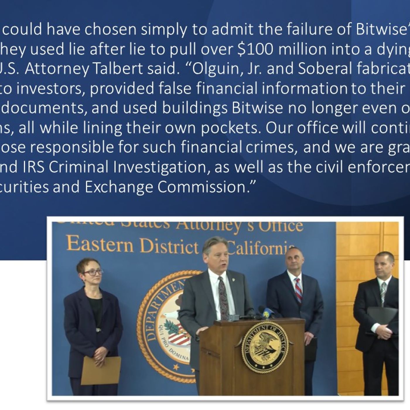 BREAKING: Bitwise founders charged for $100 million fraud scheme, $250,000 fine and facing 20 years episode artwork