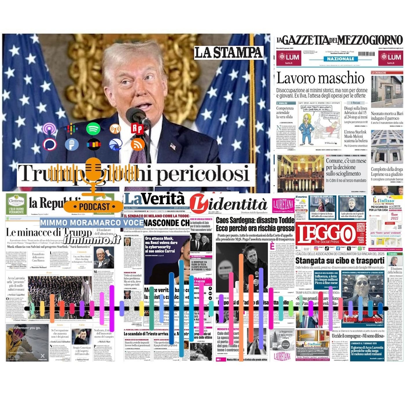 Rassegna stampa dell' 8 gennaio 2025 episode artwork