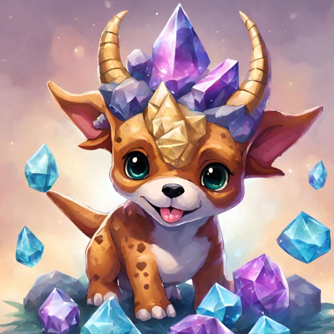 El perro Viriato, el dino Tito y los cristales mágicos