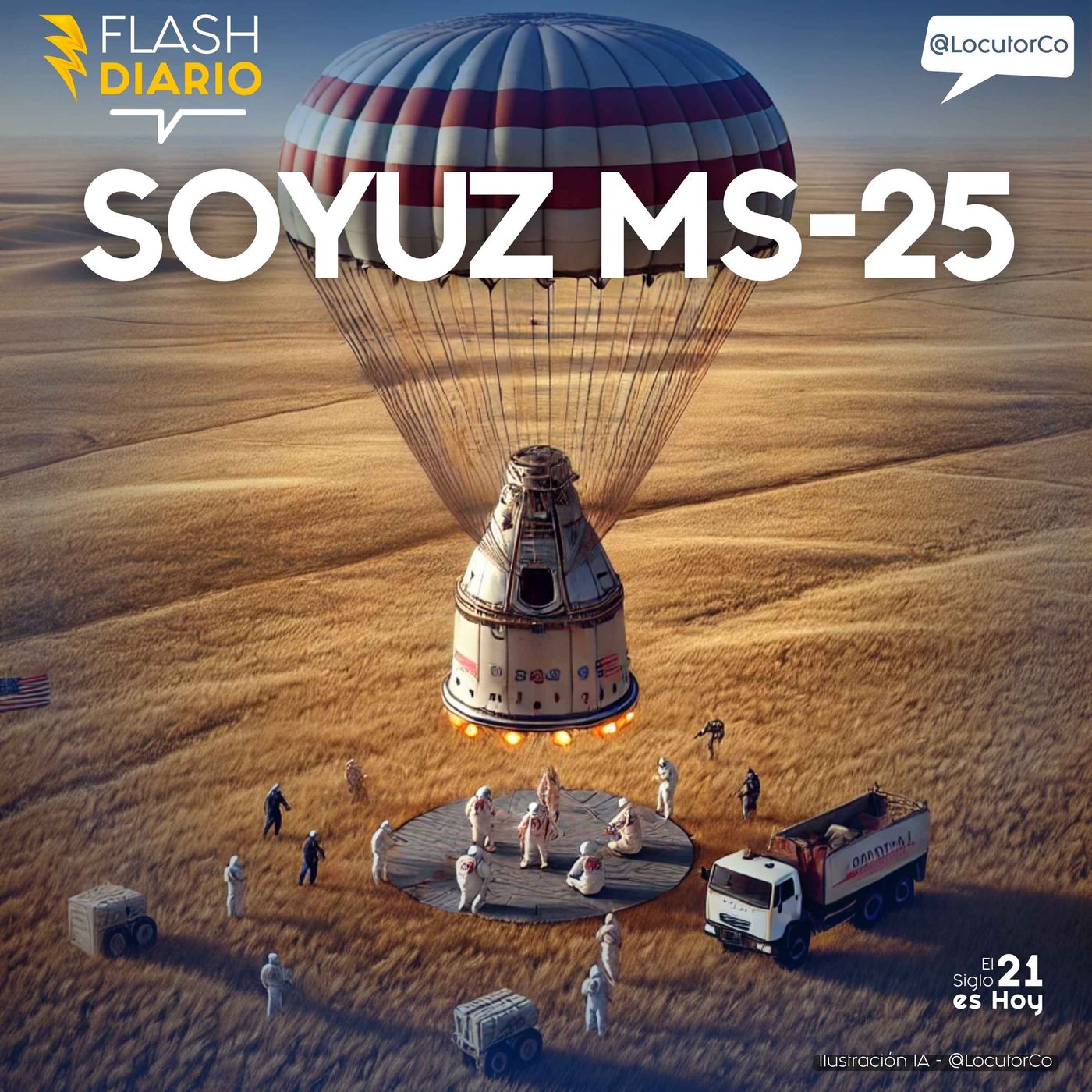 Récords espaciales- dos rusos y una americana vuelven a la Tierra