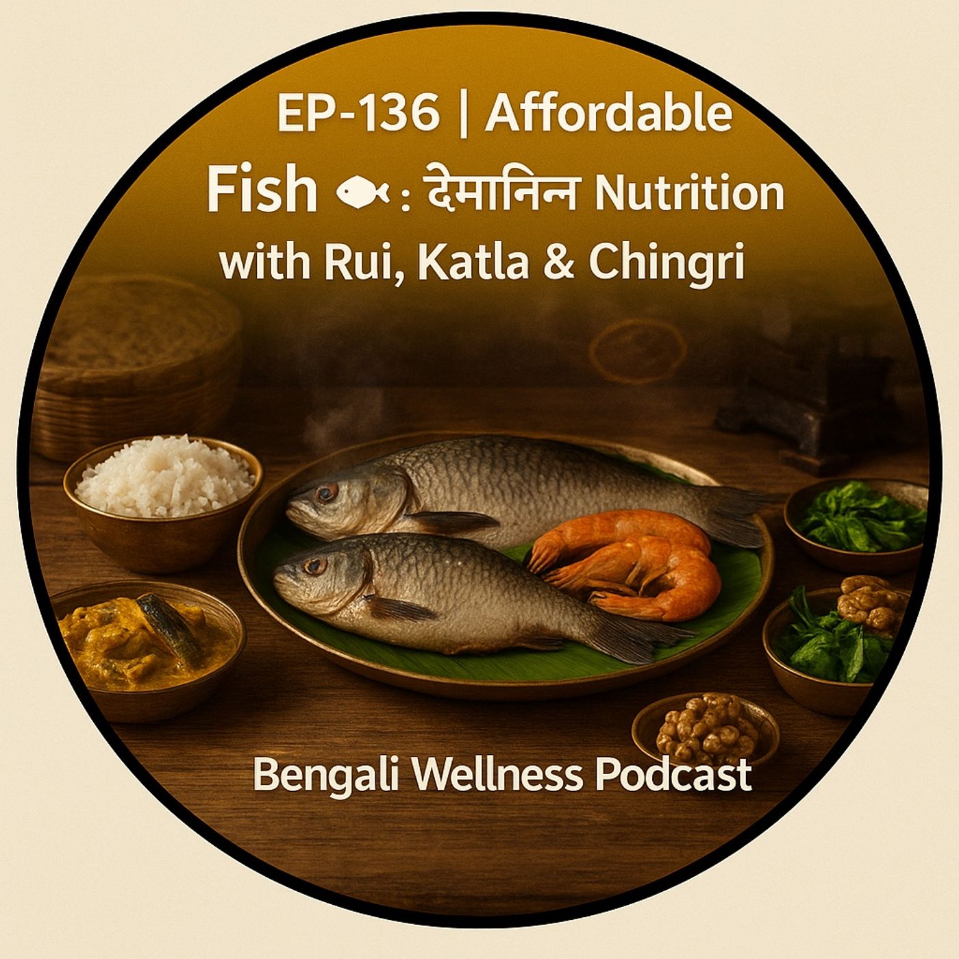 EP-136 | Affordable Fish 🐟: দৈনন্দিন Nutrition with Rui, Katla & Chingri 🍽 | Bengali Wellness Podcast