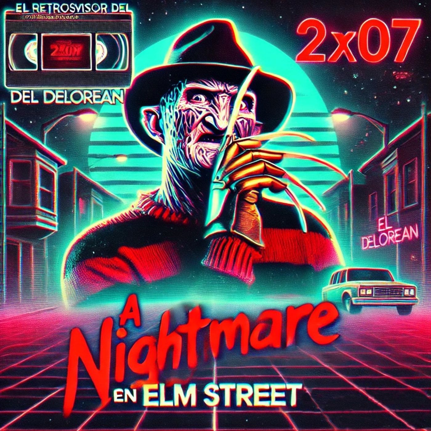 El retrovisor del Dlorean