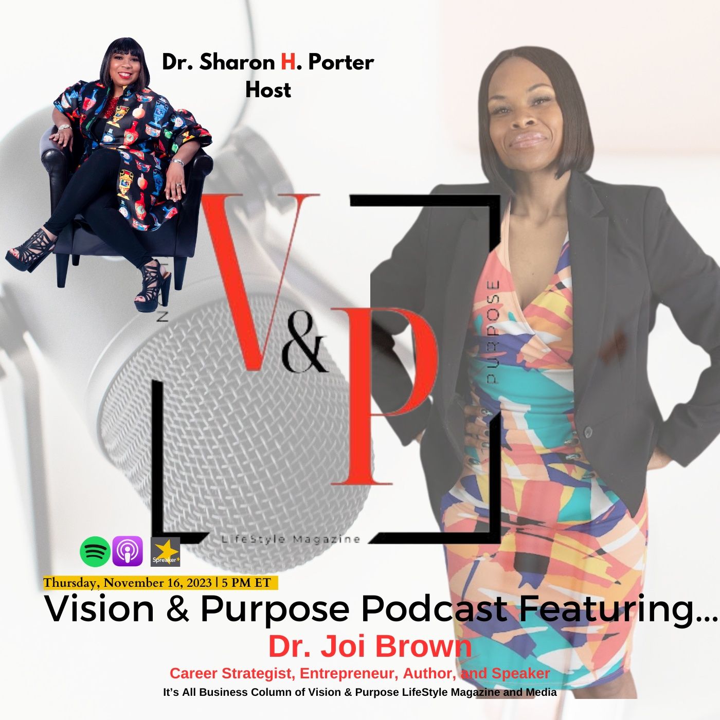 Vision & Purpose Podcast Featuring...