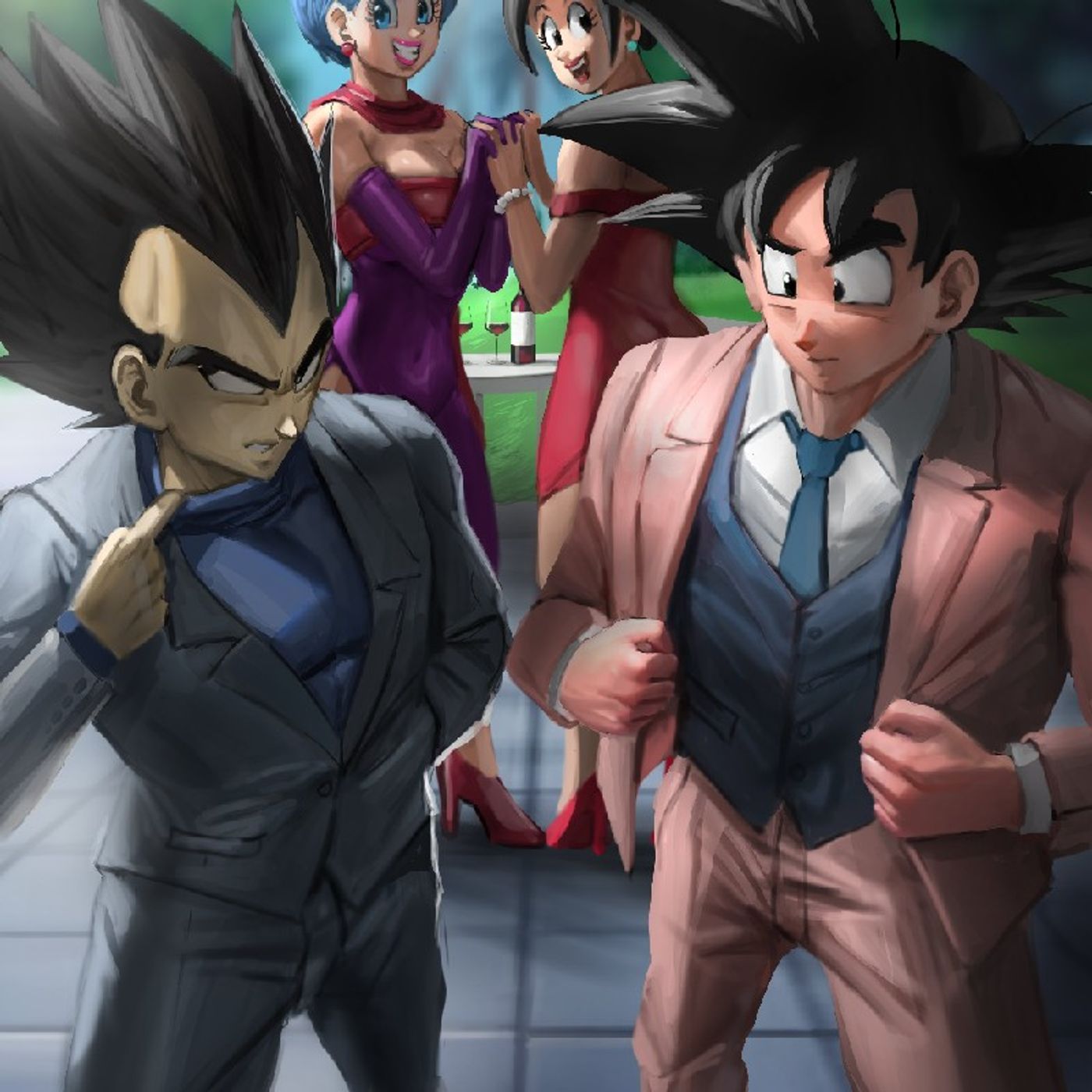 Goku and Vegeta episode artwork