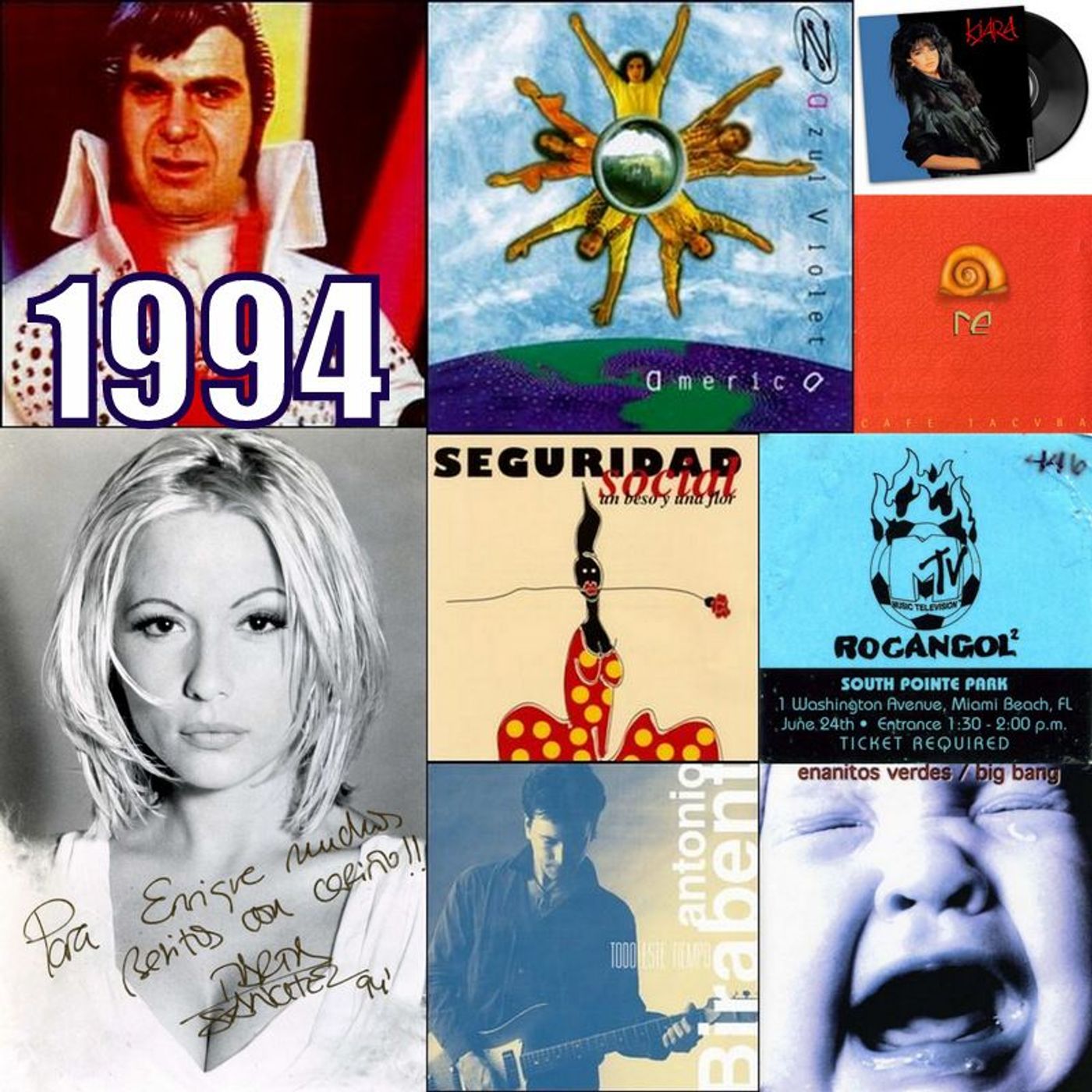 Gustavo Santaolla, Seguridad Social, Ferrón (Polvo), Enanitos Verdes, Kiara,  1994 episode artwork