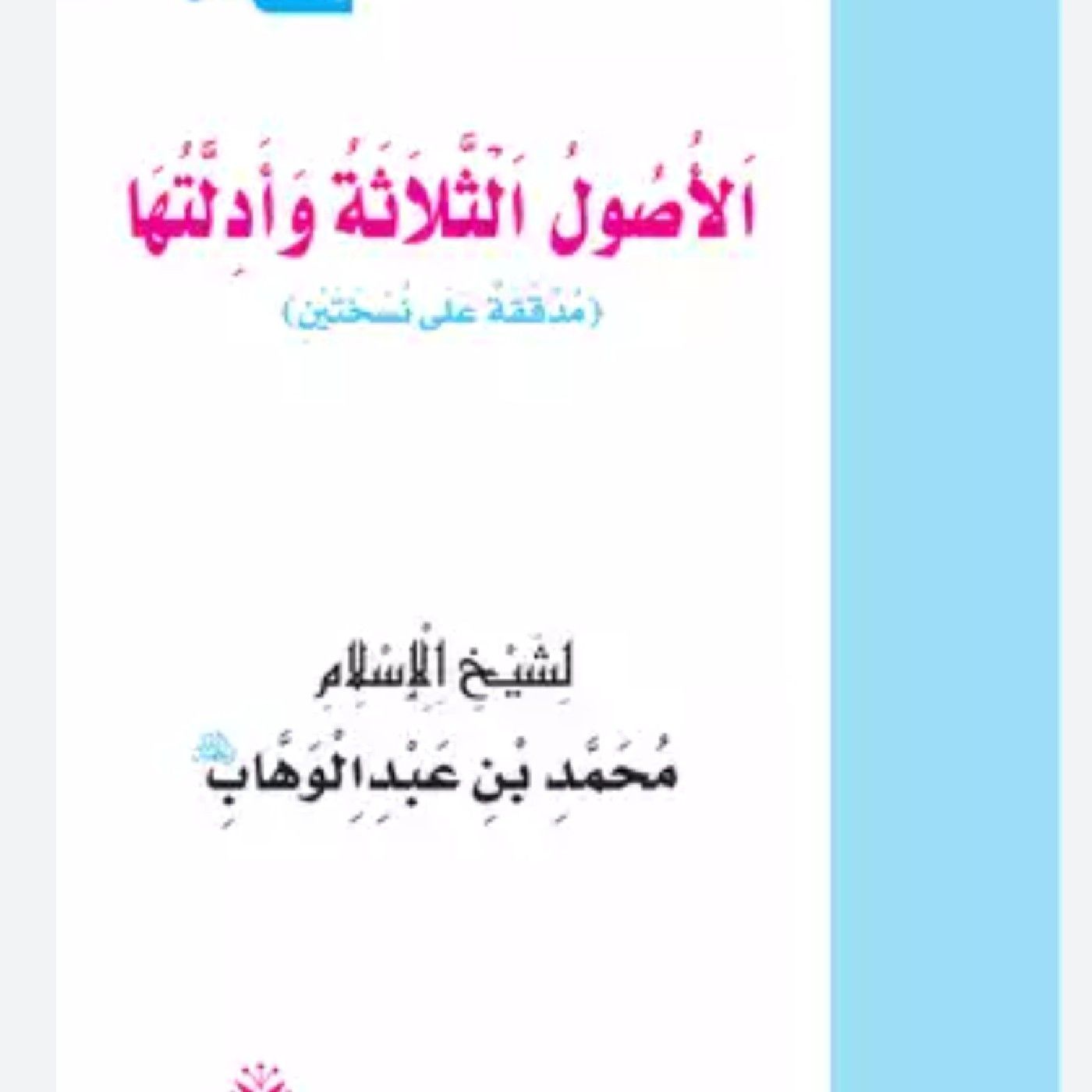 ثلاثة الأصول بتعليق أبي فوزان ( دورة )