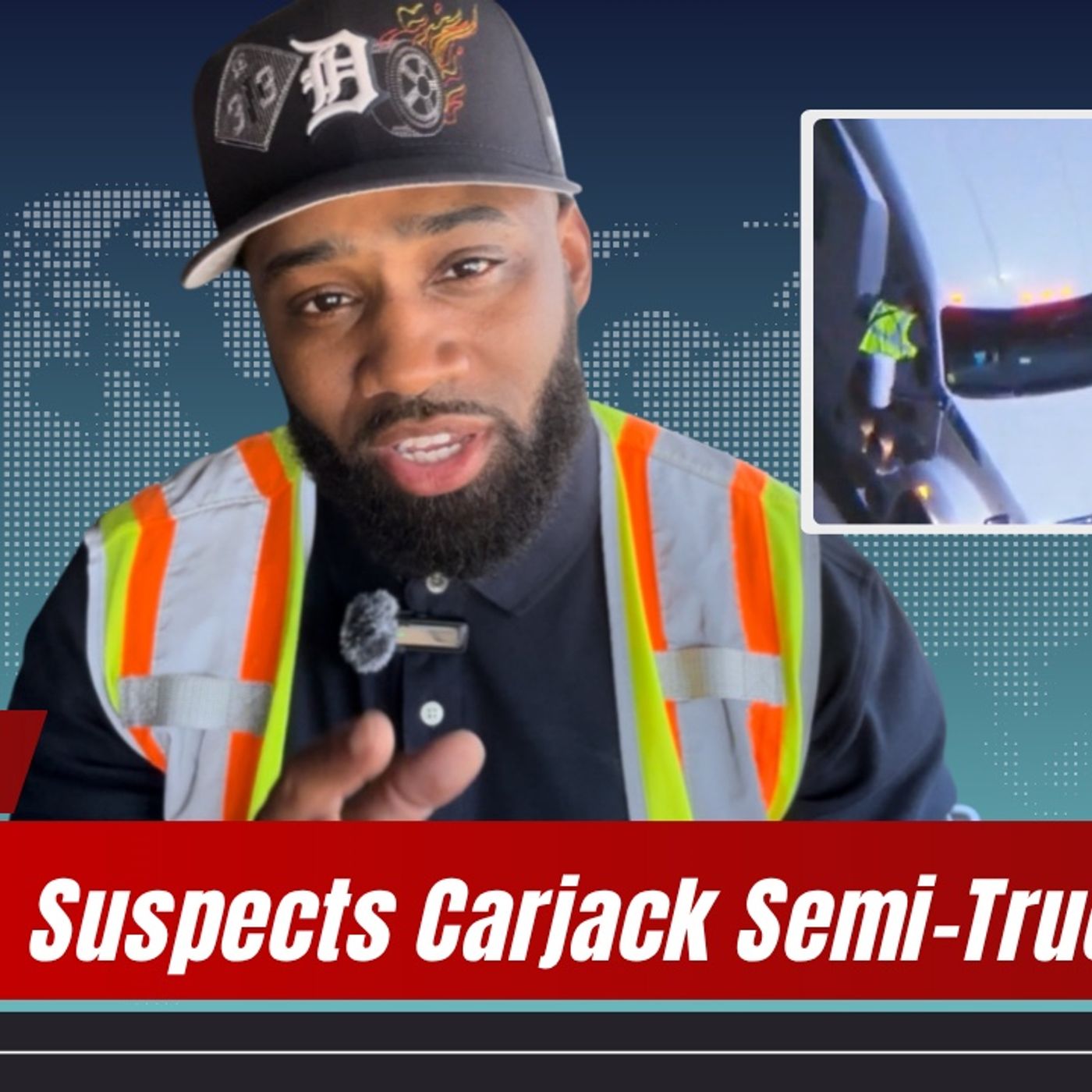 Breaking News_ Two Men Steal Semi-Truck in Dramatic Heist_ Massive Manhunt Underway