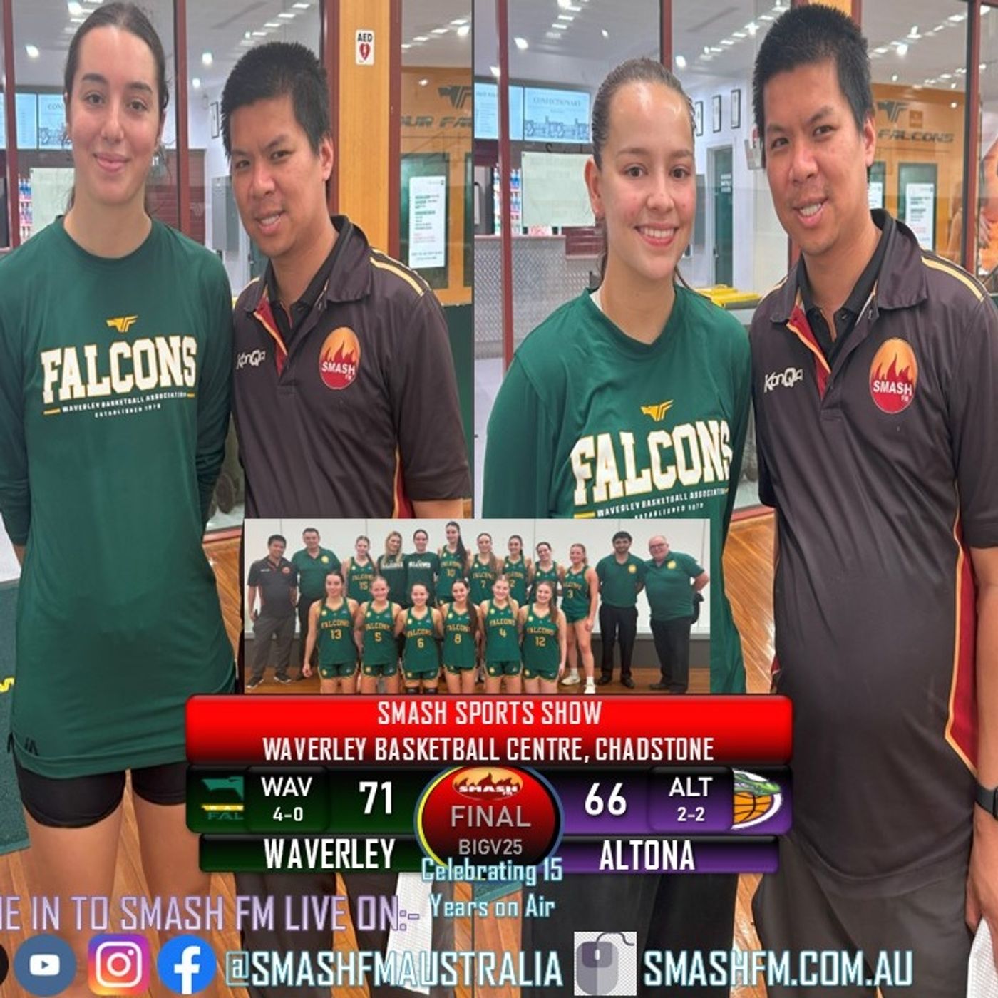 SSS15THYR: Waverley Falcons BigV25 VYCW Week 3 Post Game Interviews 300325