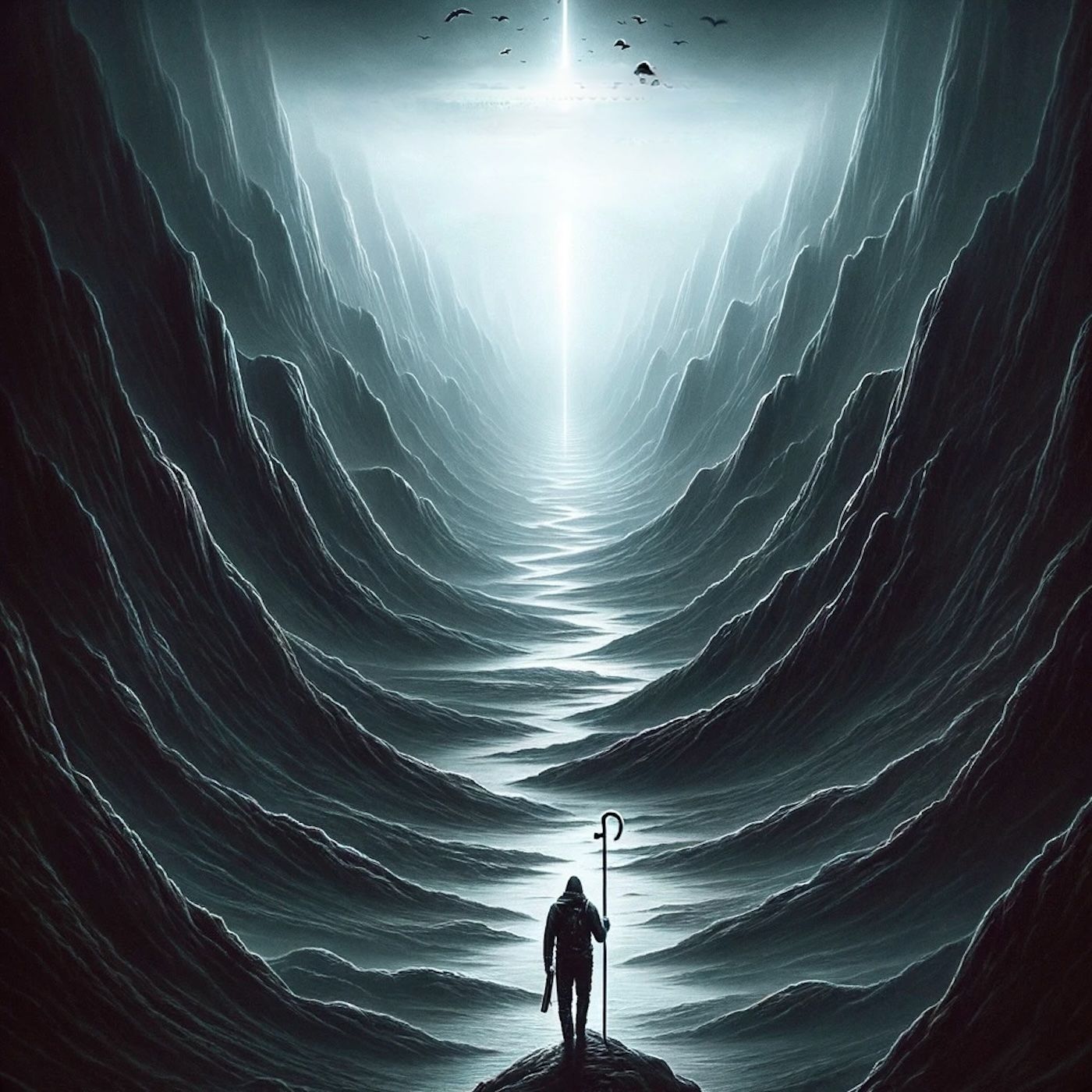 "Even though I walk through the valley of the shadow of death, I will fear no evil.." episode artwork