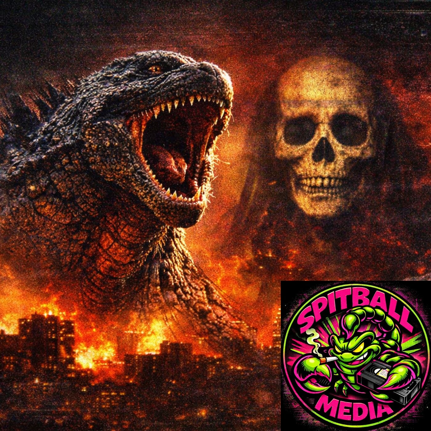 Faces of Death, Godzilla & A Cheap Living Dead Remake - Spitball Media 04 15 2026 episode artwork