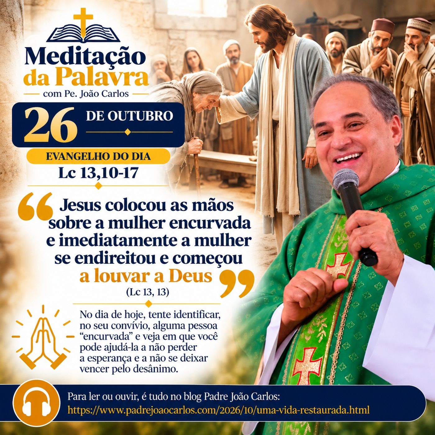 26 de Outubro - Meditação da Palavra do Senhor