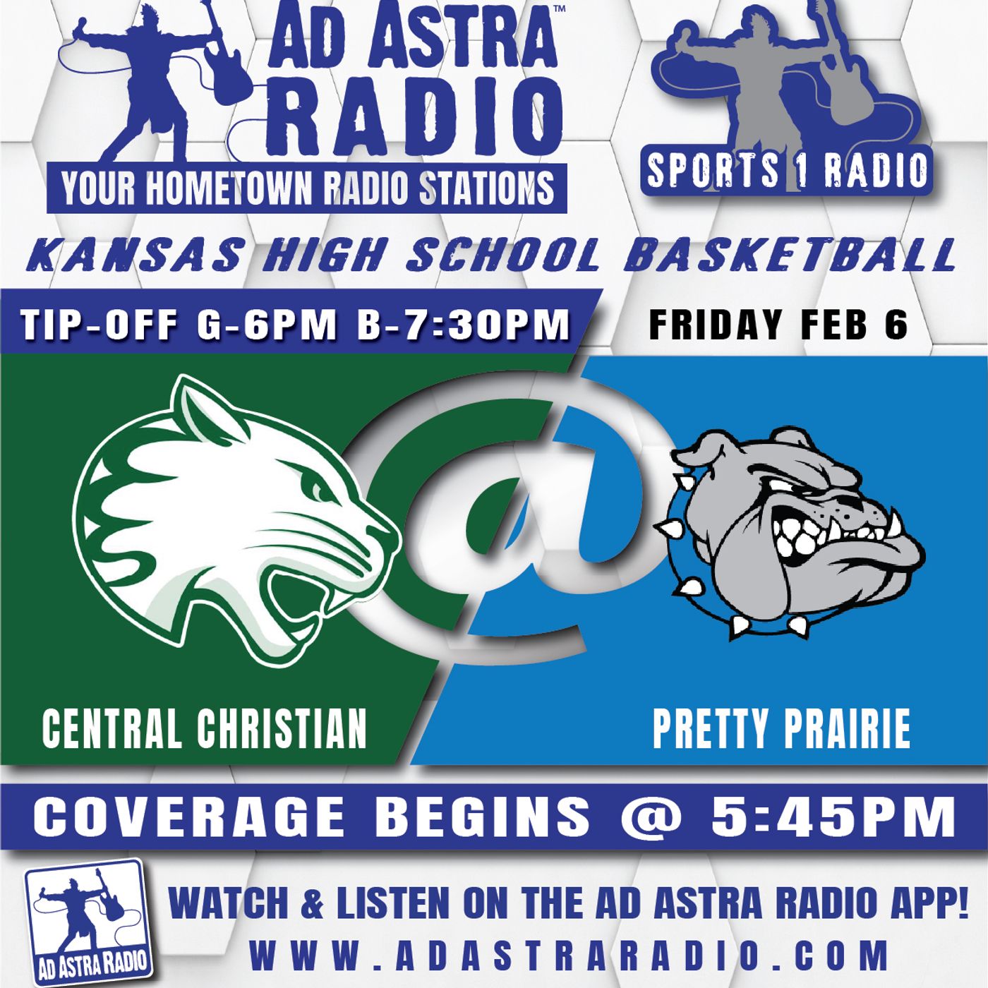 Hutchinson Central Christian Cougars at Pretty Prairie Bulldogs Boys High School Basketball (February 6, 2026) episode artwork