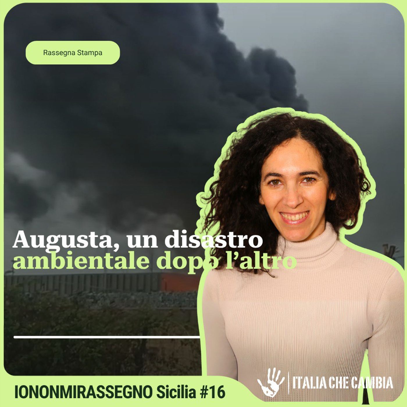 Ad Augusta un disastro ambientale dopo l'altro, bruciano i rifiuti dell'azienda Ecomac  – INMR Sicilia #16 episode artwork