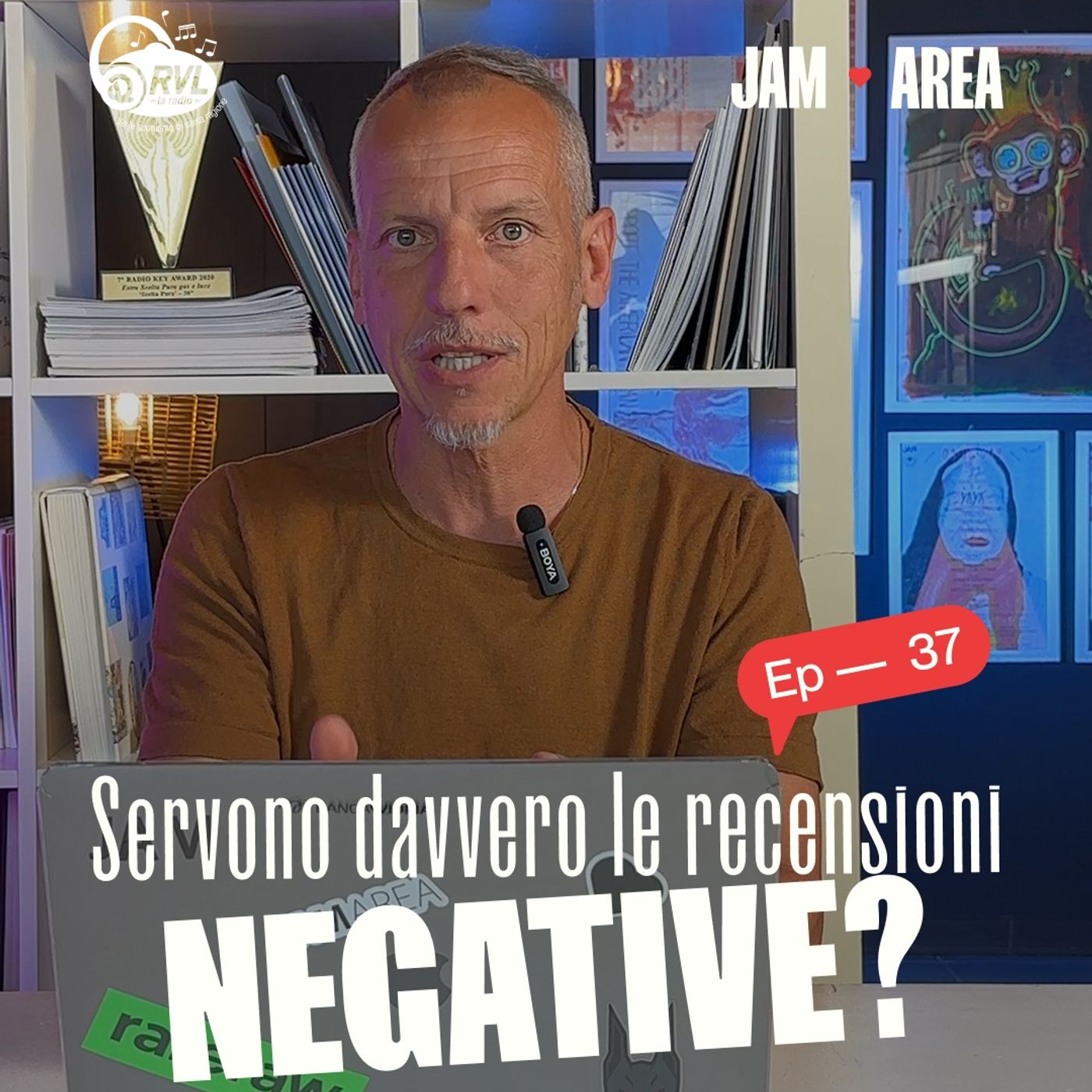 👉 𝐑𝐕𝐋 𝐩𝐫𝐞𝐬𝐞𝐧𝐭𝐚 "𝐀𝐑𝐄𝐀 𝐉𝐀𝐌" ❤️ #37 Servono davvero le recensioni negative? episode artwork