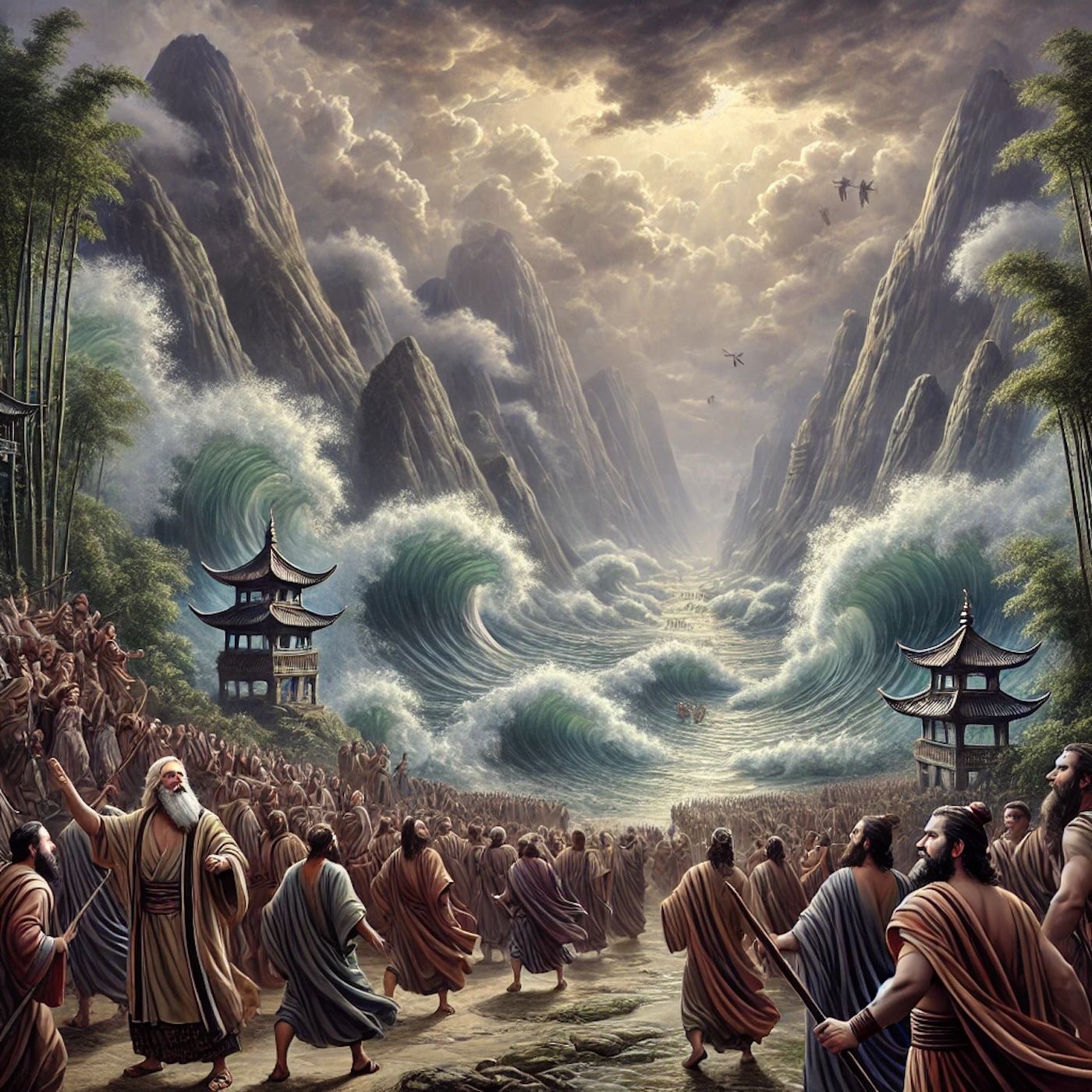 神圣的矛盾 (ZH) - 在《出埃及记》中，自由本该是一场充满喜悦的逃离奴役之旅，但却成了一段充满恐惧的未知旅程。 封面