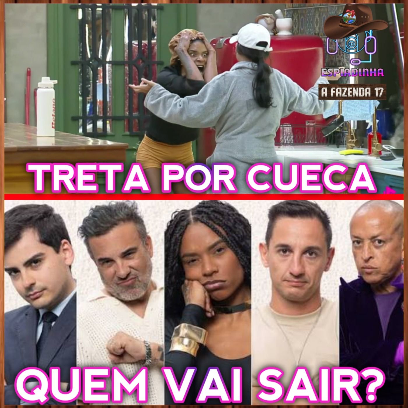 Dudu, Fabiano, Kathy, Mesquita ou Walério, quem SAI? + Treta pela CUECA do Mesquita | A Fazenda 17