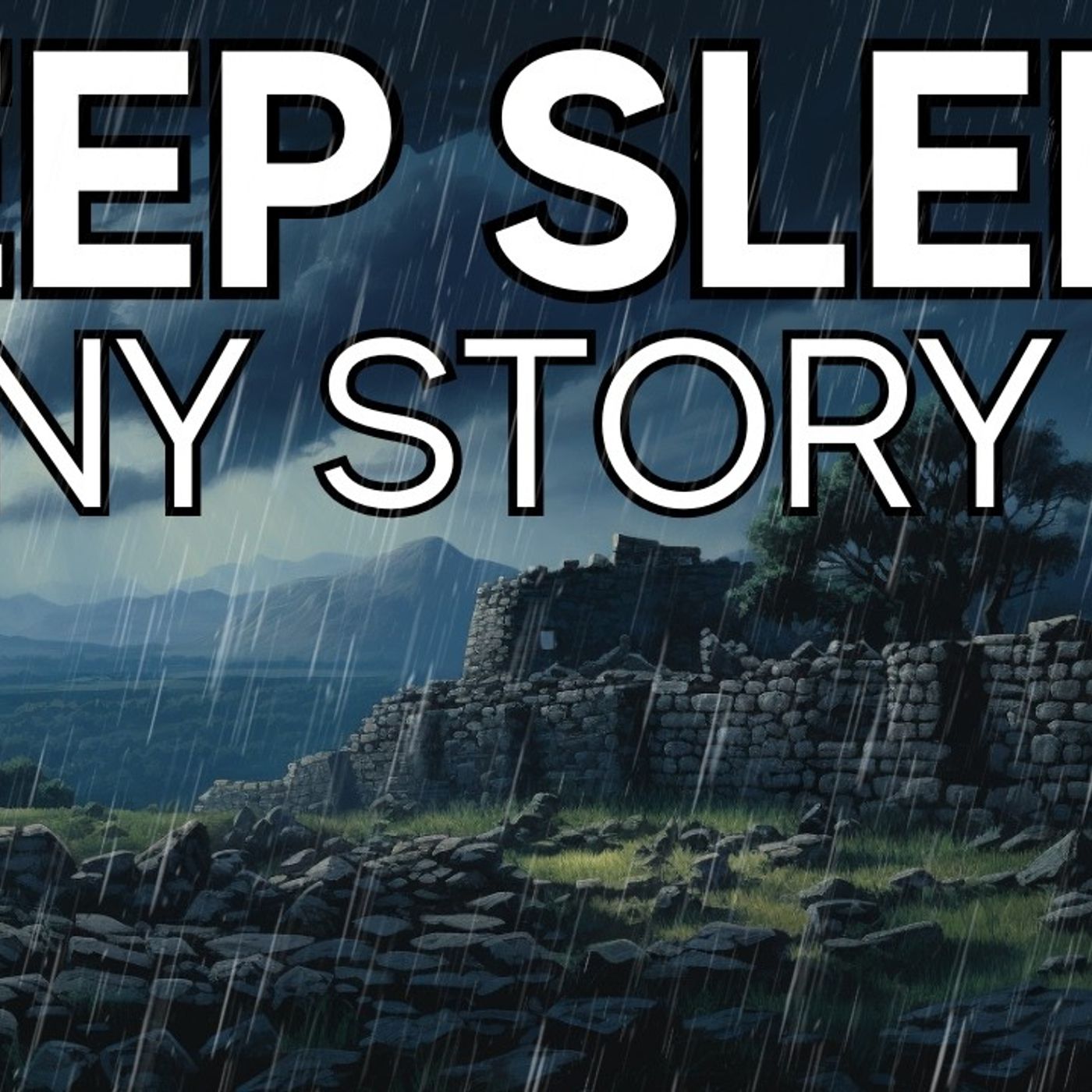 RAINY Sleepy Story 💤 Walking through the Ruins of Great Zimbabwe - RAINY Bedtime Story(M4A_128K)