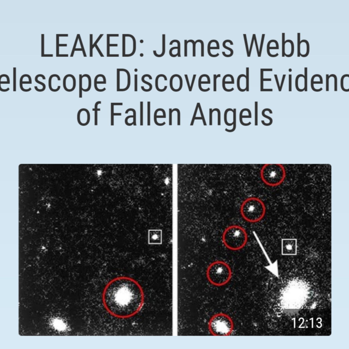 LEAKED: James Webb Telescope Discovered Evidence of Fallen Angels episode artwork