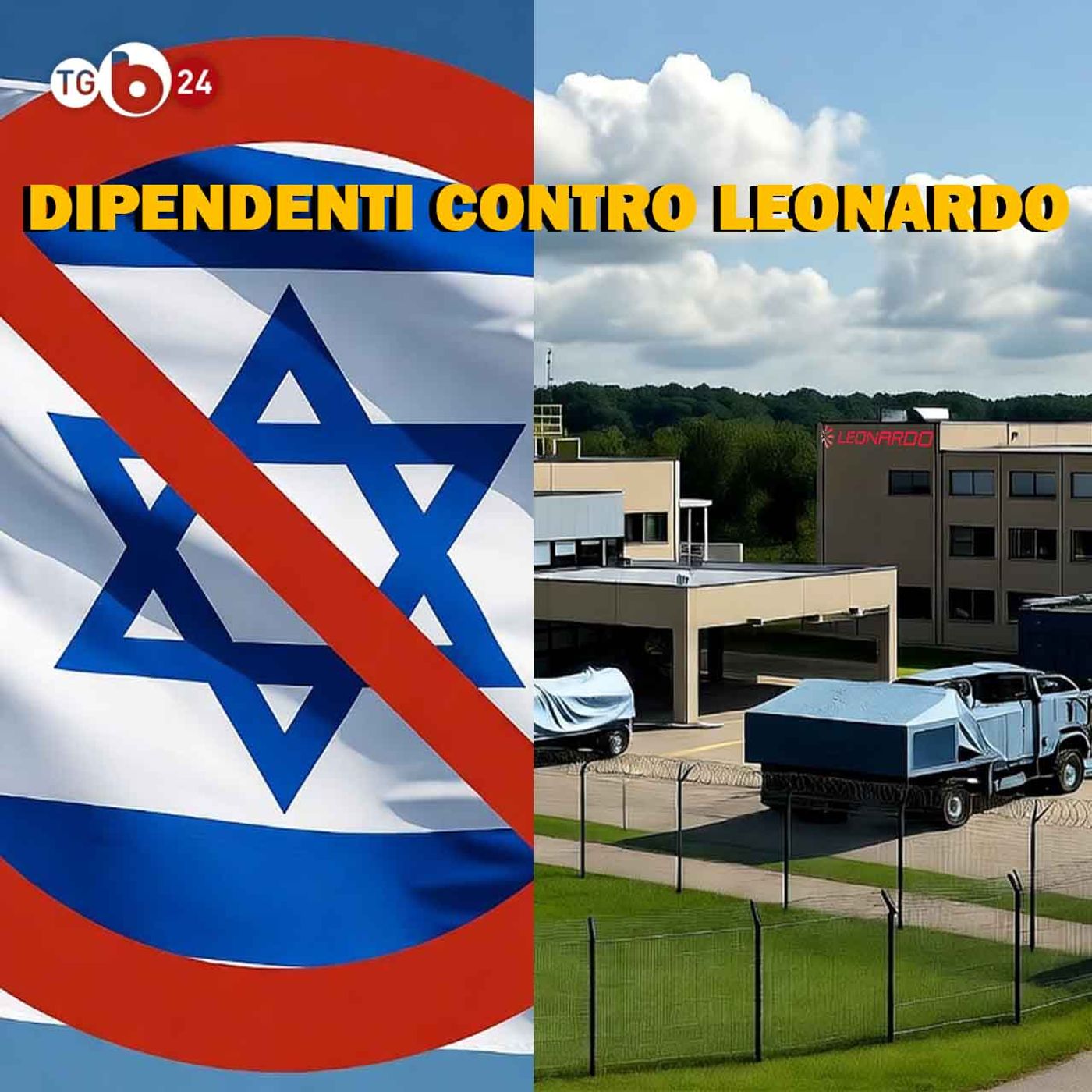 TITOLO: "LEONARDO FUORI DA ISRAELE!"  - TG 23.10.2025