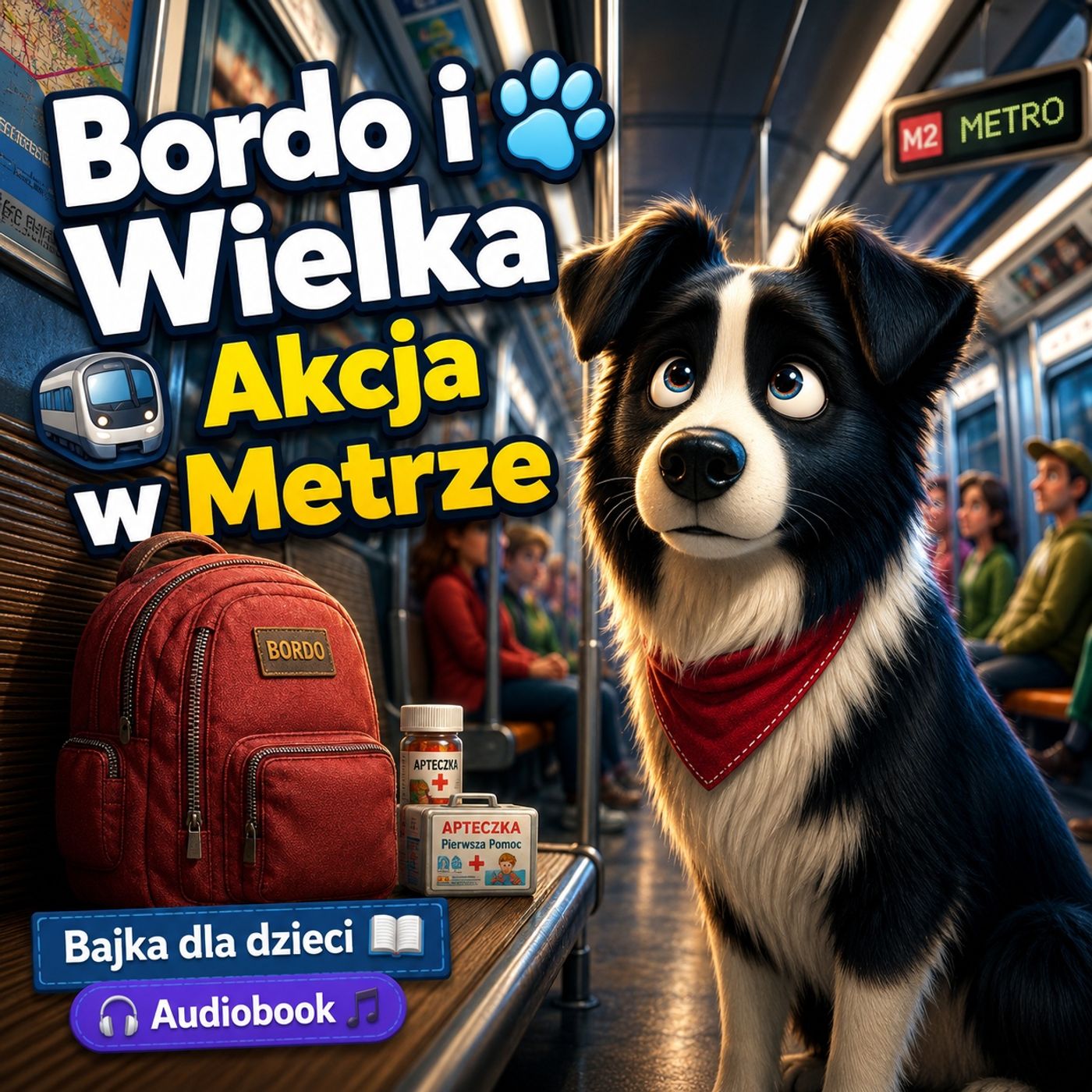 🚇 Bordo i wielka Akcja w Metrze - Bajka do słuchania dla dzieci - słuchowisko - audiobook 🎧 episode artwork
