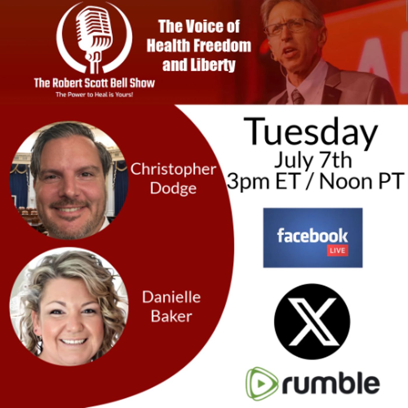 Amish Religious Freedom Denied, Danielle Baker, Vaccine Injury, COVID Censorship, The Gut and Memory Loss - The RSB Show 7-7-26 episode artwork