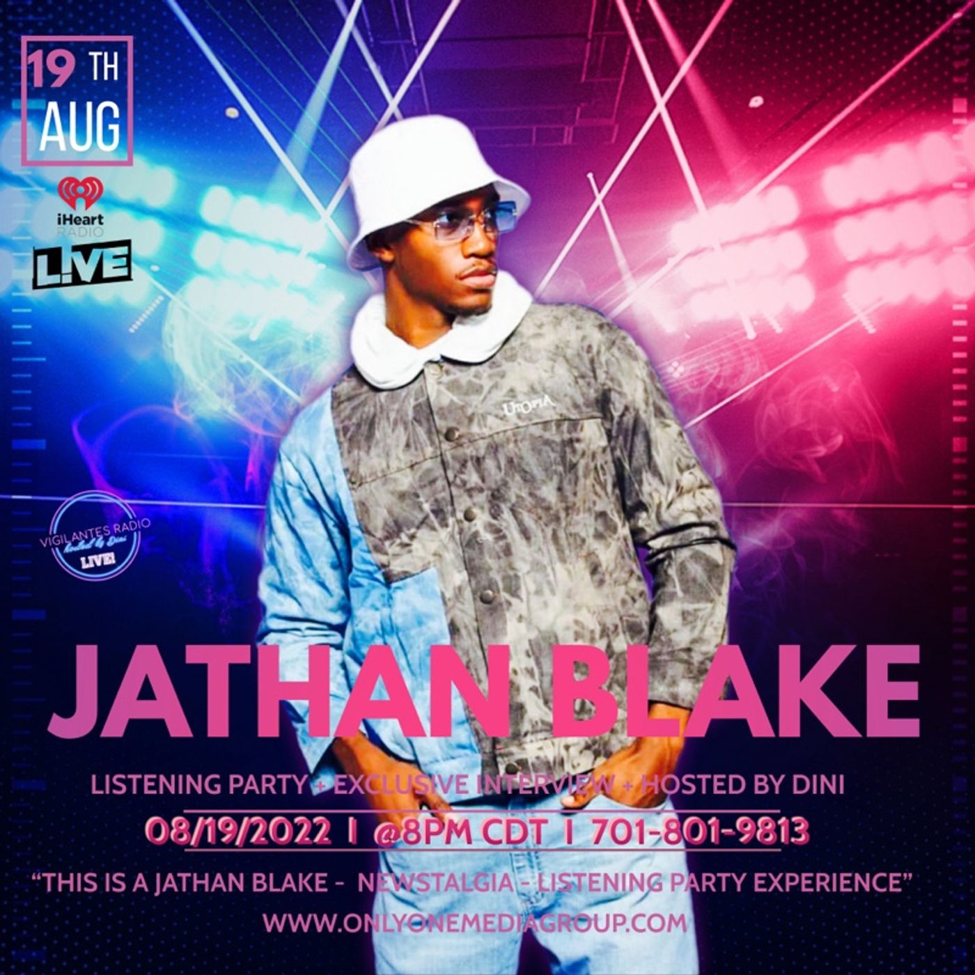 The Jathan Blake Listening Party. Image