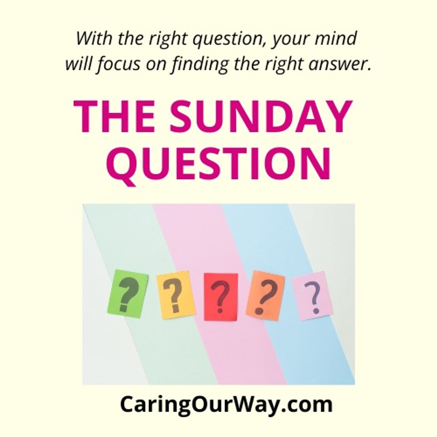 The Sunday Question