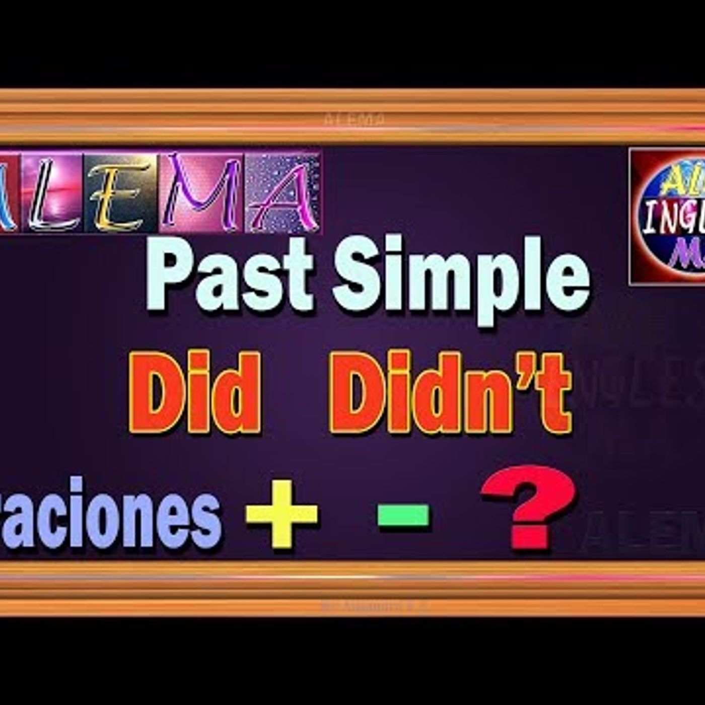 40. Pasado Simple En Ingles- Oraciones Con Did Didn't – Yes No Questions Lección # 26