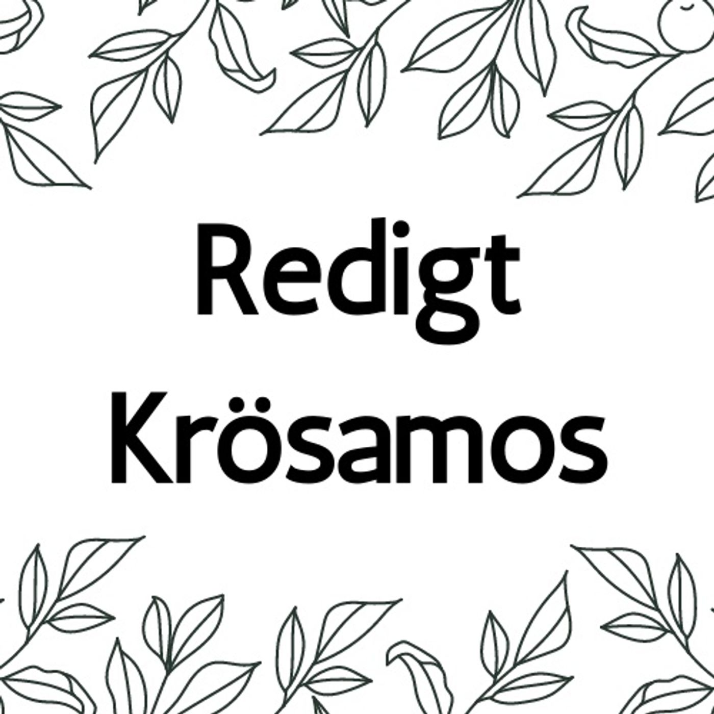 Redigt Krösamos cover art