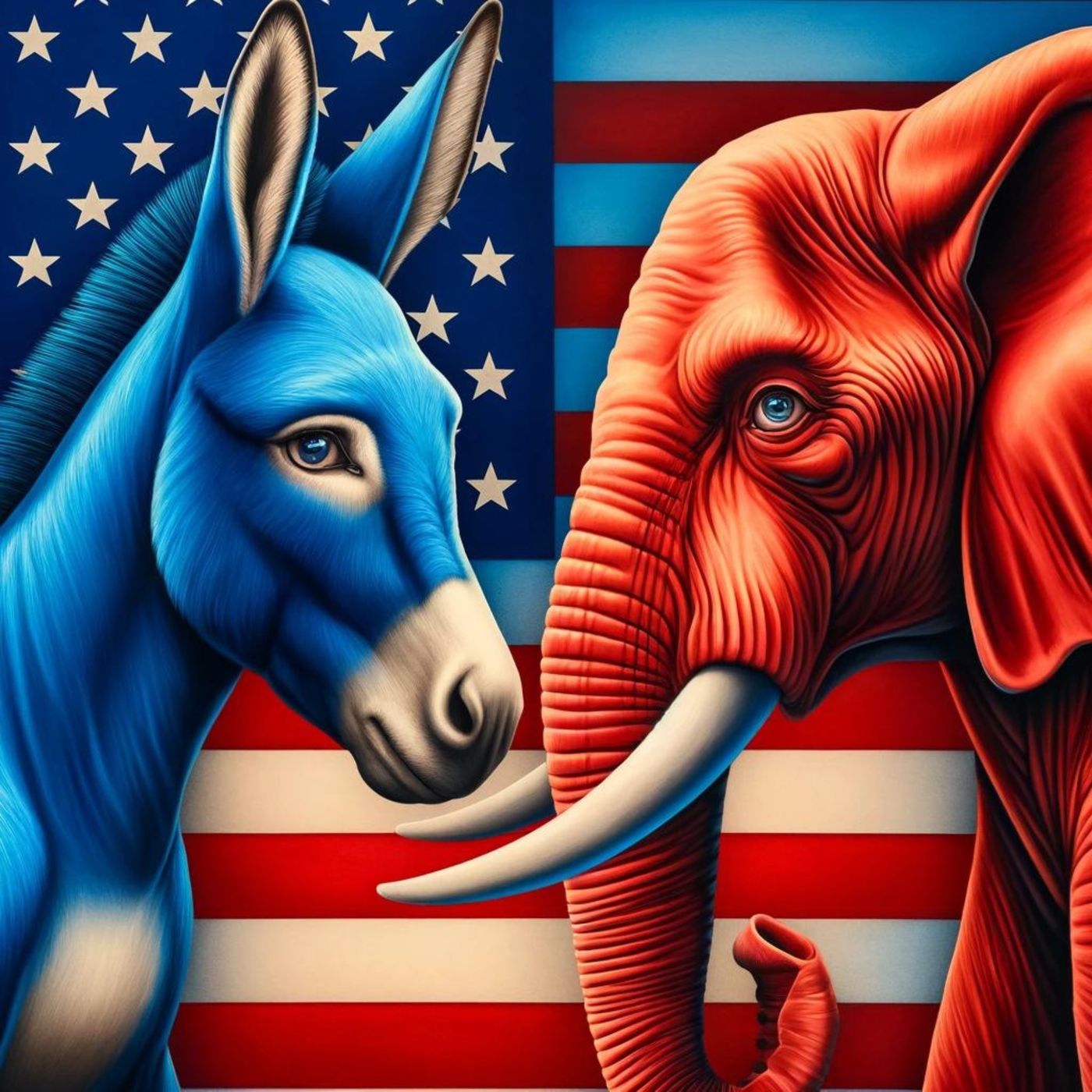 Hello Election 2024: The Red & Blue Are Fighting It Out On Facebook