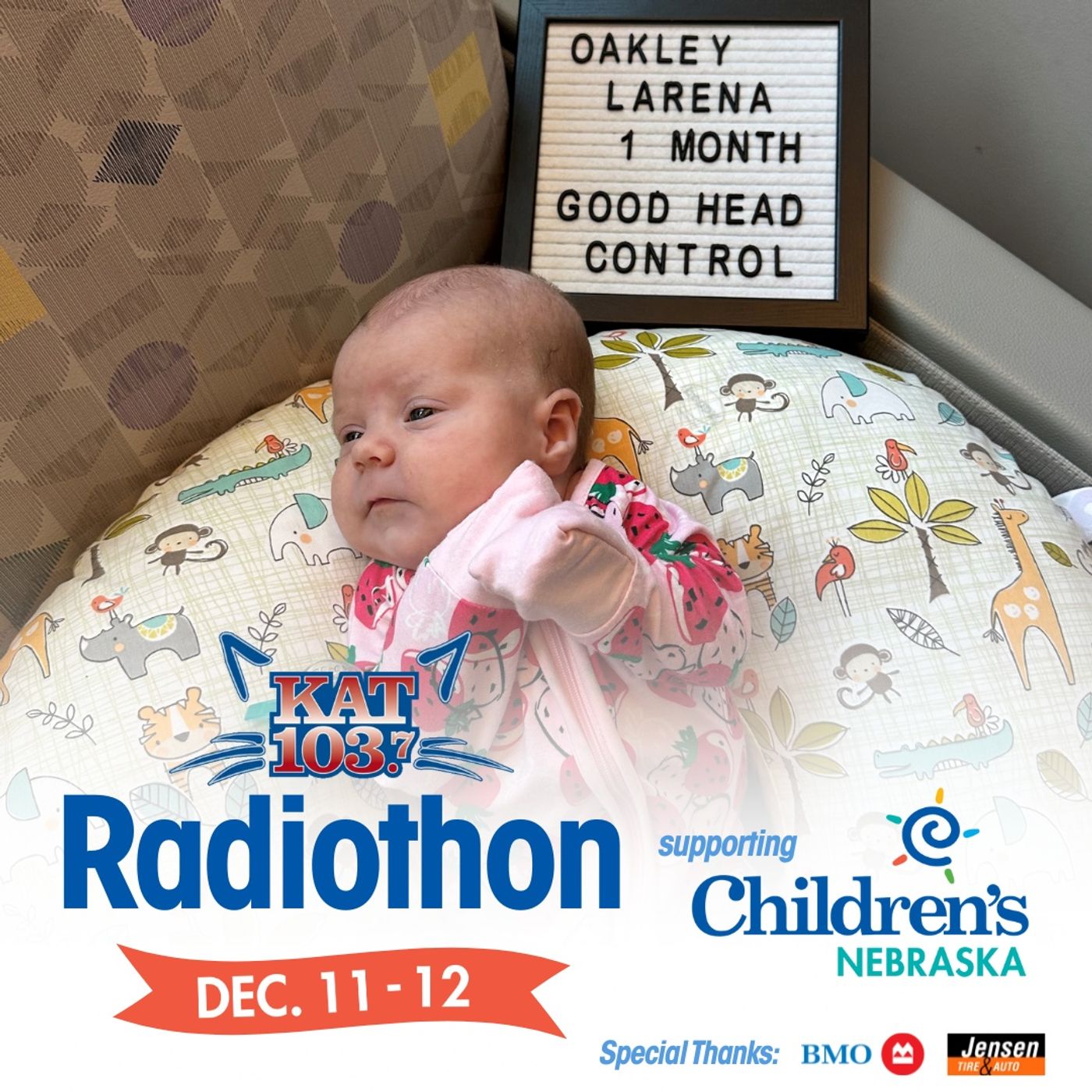 Steve and Gina's Children's Radiothon Podcast - Kayla Regan and daughter Oakley episode artwork