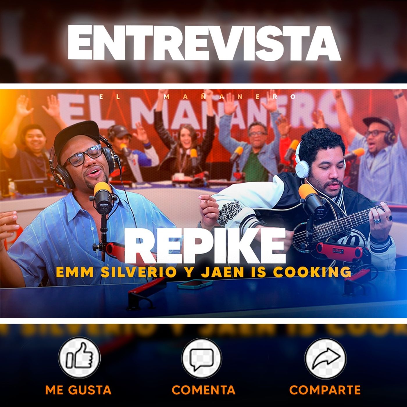 Repike el dueto de merengue con Emm Silverio y Jaen Is Cooking pone a cantar y bailar al elenco