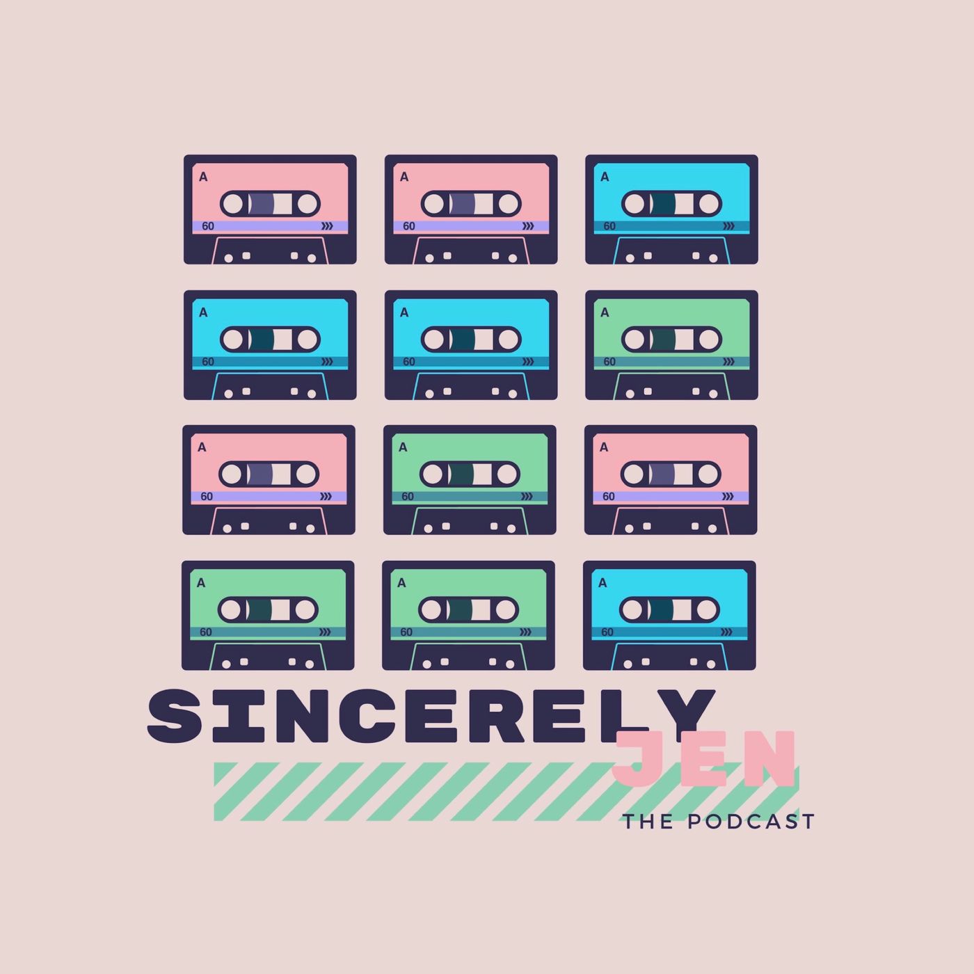 Sincerely, Jen podcast artwork