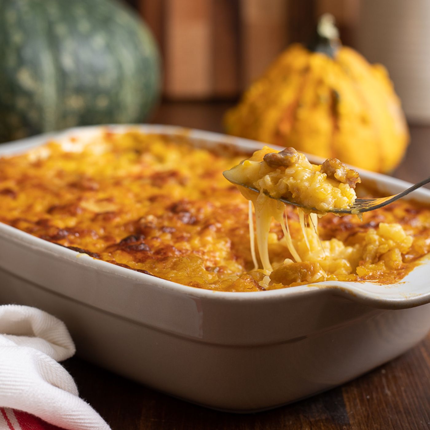 Risotto al forno gratinato zucca e salsiccia episode artwork