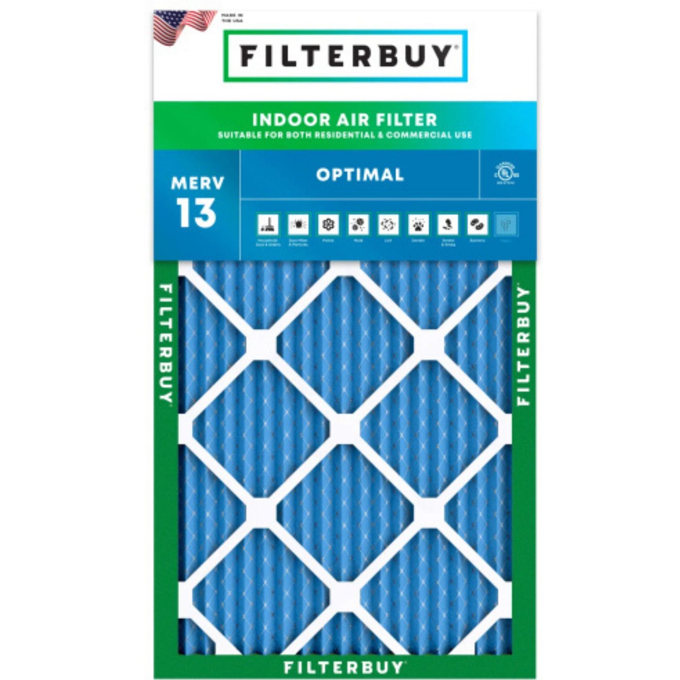 Best MERV 13 15.5x29x1 Furnace & HVAC Air Conditioner Filters
