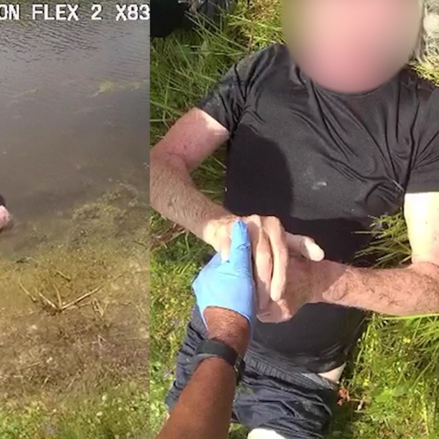 Missing 81-year-old man found alive in retention pond