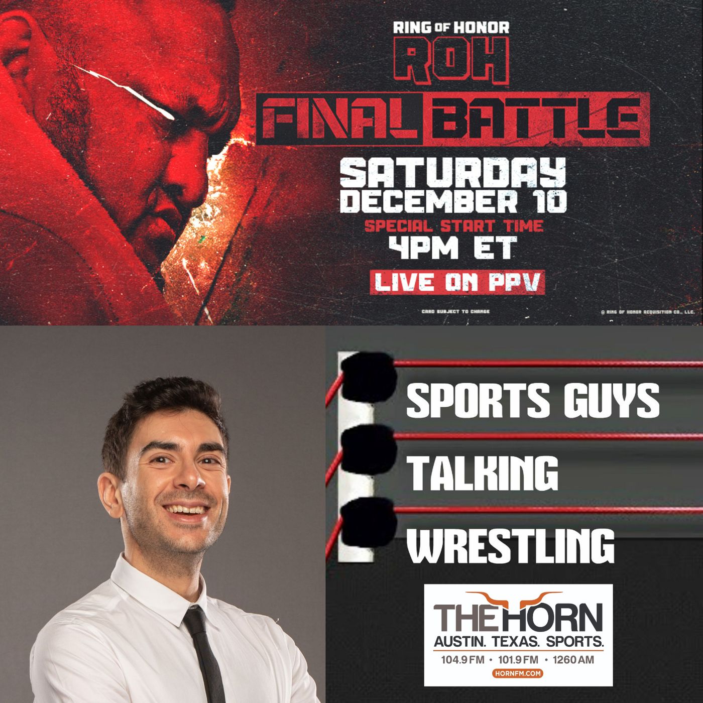 SGTW Presents Tony Khan ROH Full Battle Media Call Dec 7 2022 episode artwork